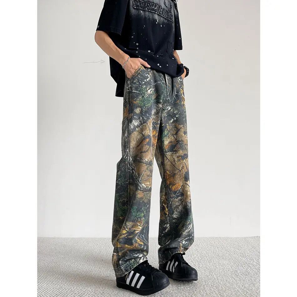 Japanese Brand × Jean Retro hip-hop loose casual micro flared jeans Size US 30 / EU 46 - 2 Thumbnail