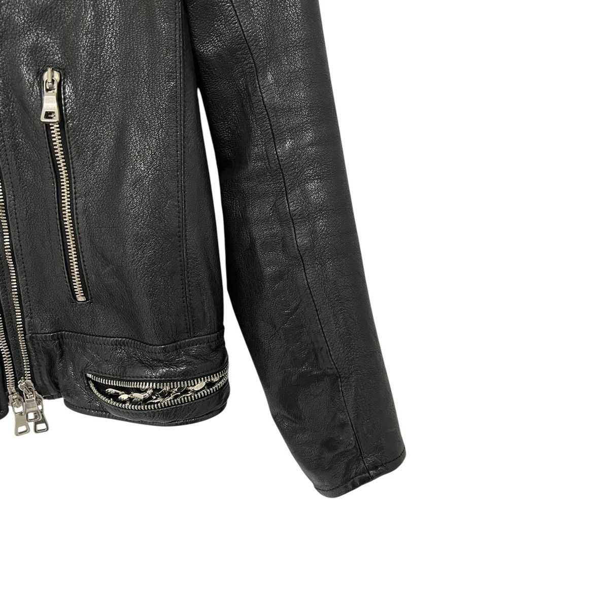 Balmain Balmain studded leather jacket Size S / US 4 / IT 40 - 3 Thumbnail