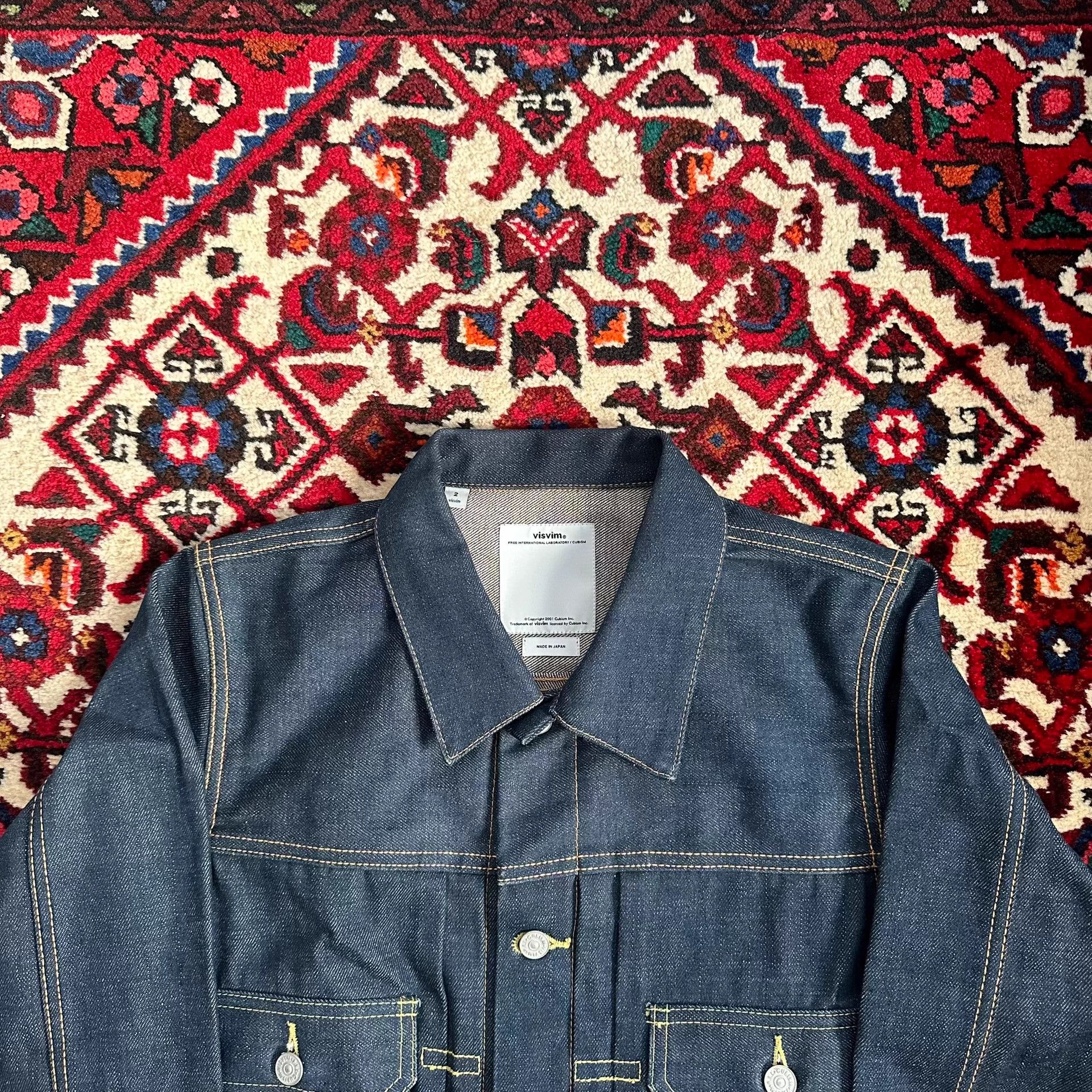 Visvim visvim 17aw 101 JUMBO JKT denim jacket size 2 Size US M / EU 48-50 / 2 - 4 Thumbnail