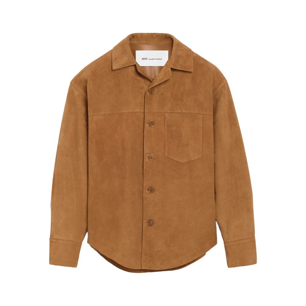 Ami Paris BROWN Jackets - Leather Jackets