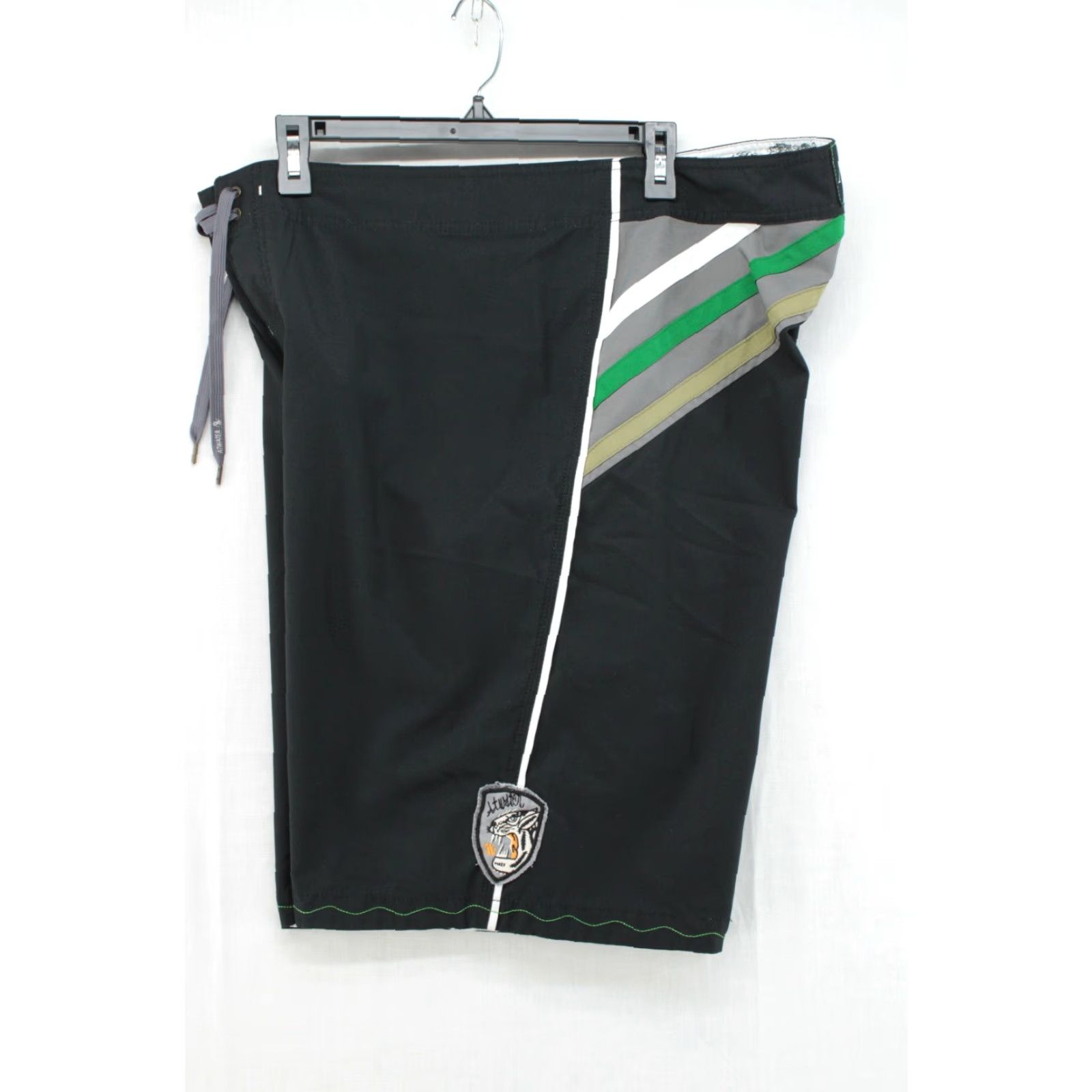 Vintage ATWATER Board Shorts Men 38 Black Embroidered Logo Swim Trunks Beachy Preppy Size US 38 / EU 54 - 6 Thumbnail