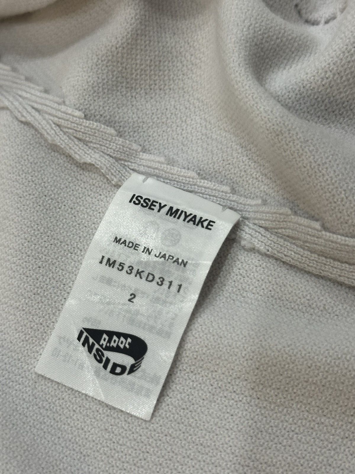 Homme Plisse Issey Miyake Issey Miyake A.poc Inside Single Button Cardigan Size US M / EU 48-50 / 2 - 3 Thumbnail