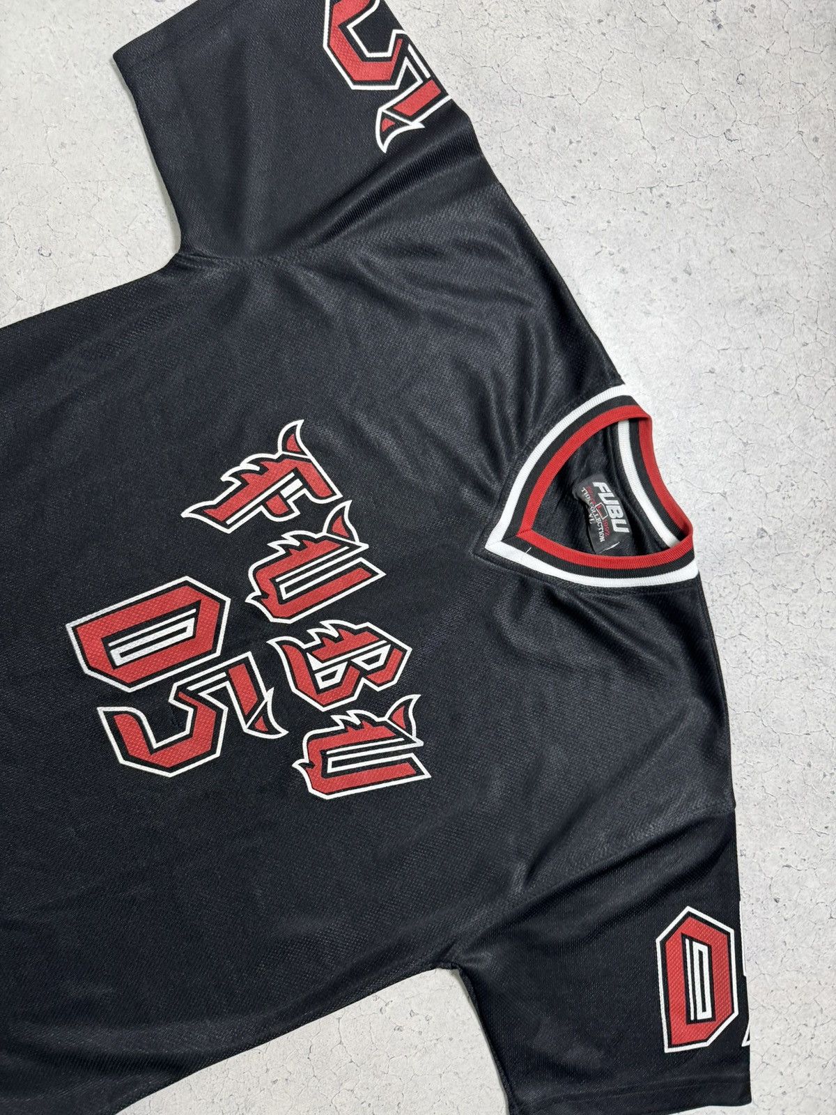 Fubu Fubu 05 Black Vintage 90’s Jersey Shirt Baseball Size US XL / EU 56 / 4 - 4 Thumbnail