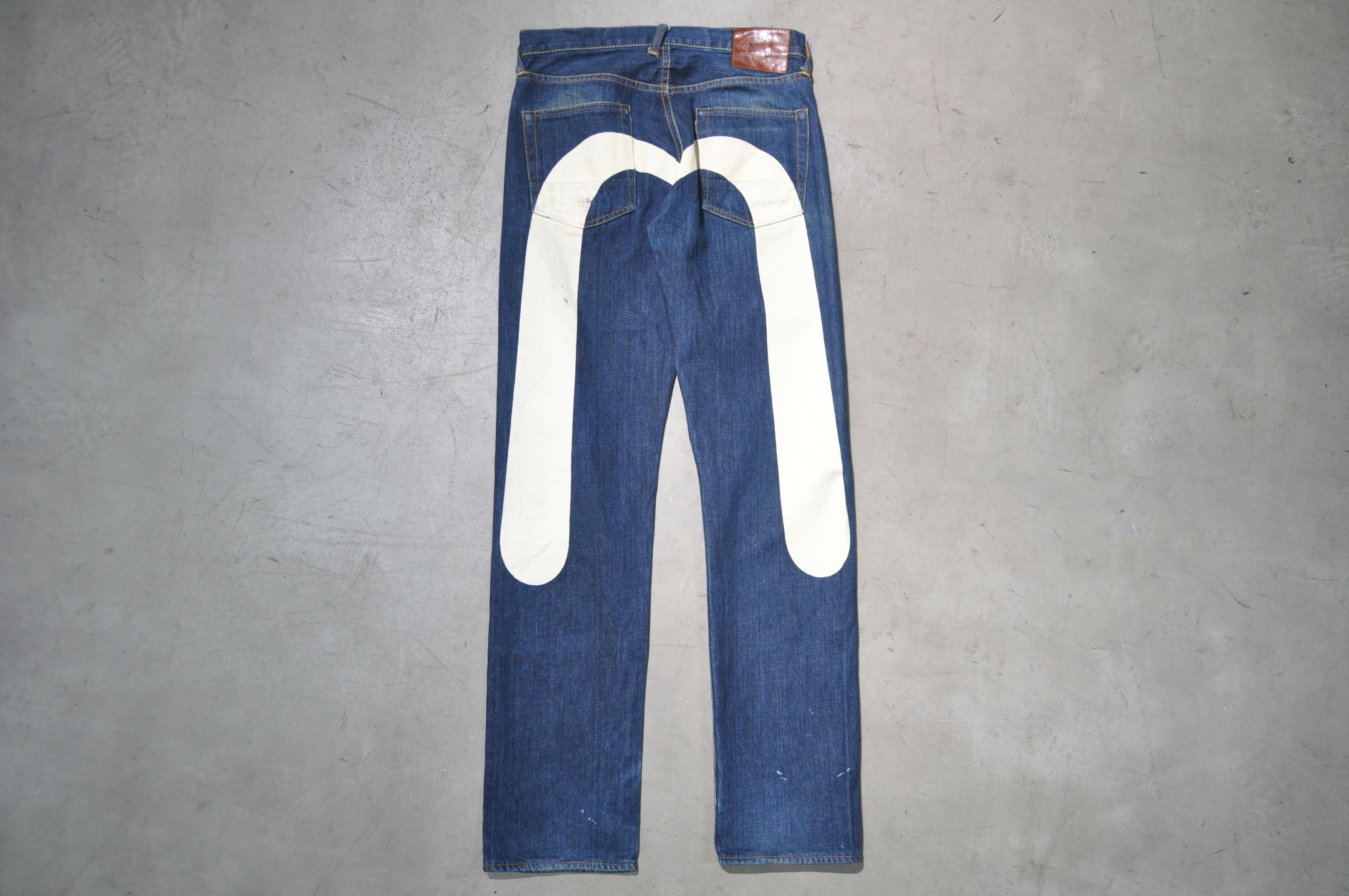 image of Evisu - No.3 Daicock Logo Denim Jean, Men's (Size 31)