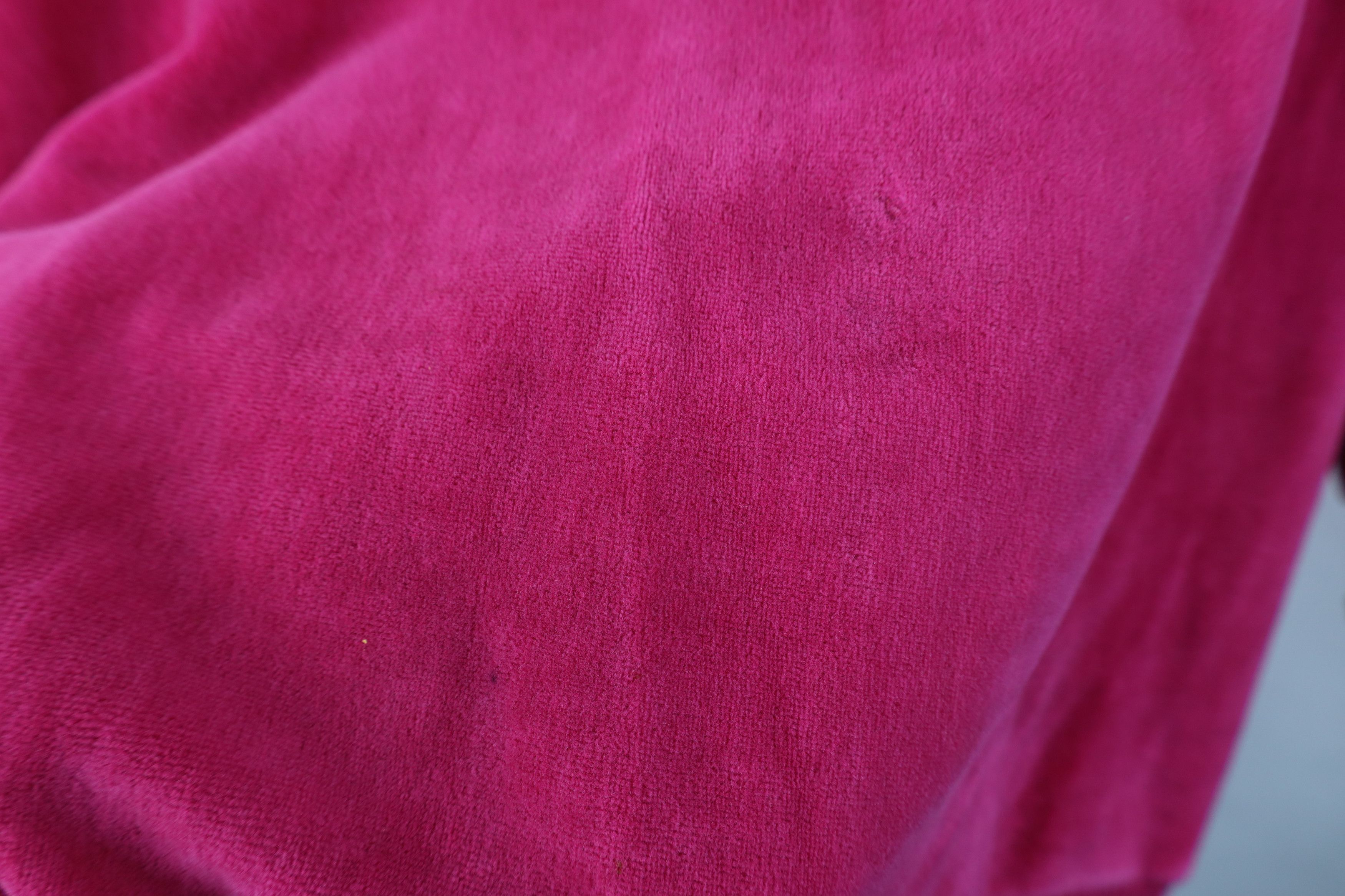 Vintage Vintage 90s Streetwear Blank Velour Turtleneck Sweater Pink Size M / US 6-8 / IT 42-44 - 5 Thumbnail
