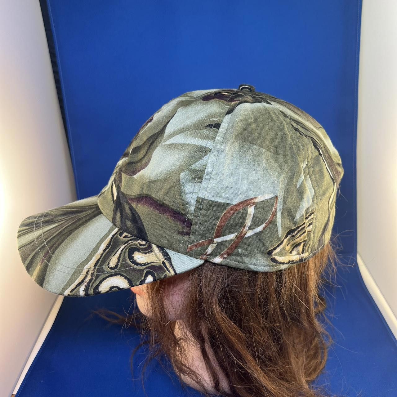 Designer Stylish Floral Print Cap - Trendy Casual Headwear Size ONE SIZE - 4 Thumbnail