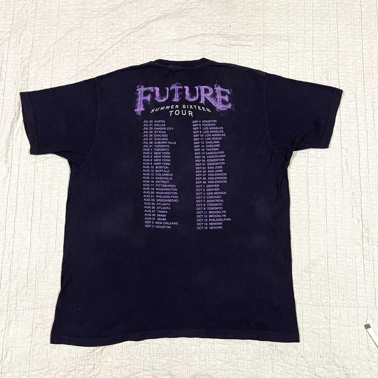 Band Tees Future Hip Hop Artist/Rapper Rare T Shirt Size US XL / EU 56 / 4 - 3 Thumbnail