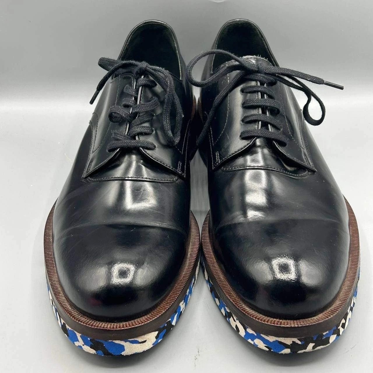 Zara Zara Derby Shoes Men Size EU 43 US 10 Leather Camo Sole Size US 10 / EU 43 - 2 Thumbnail