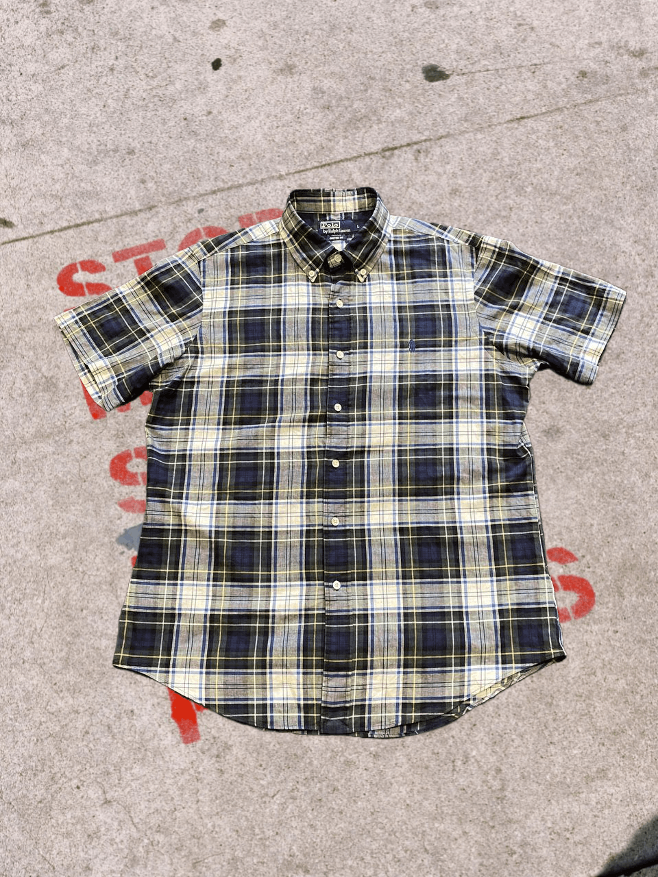 Polo Ralph Lauren POLO RALPH LAUREN Men’s Short Sleeve Shirt Casual Fit Size US L / EU 52-54 / 3 - 1 Thumbnail