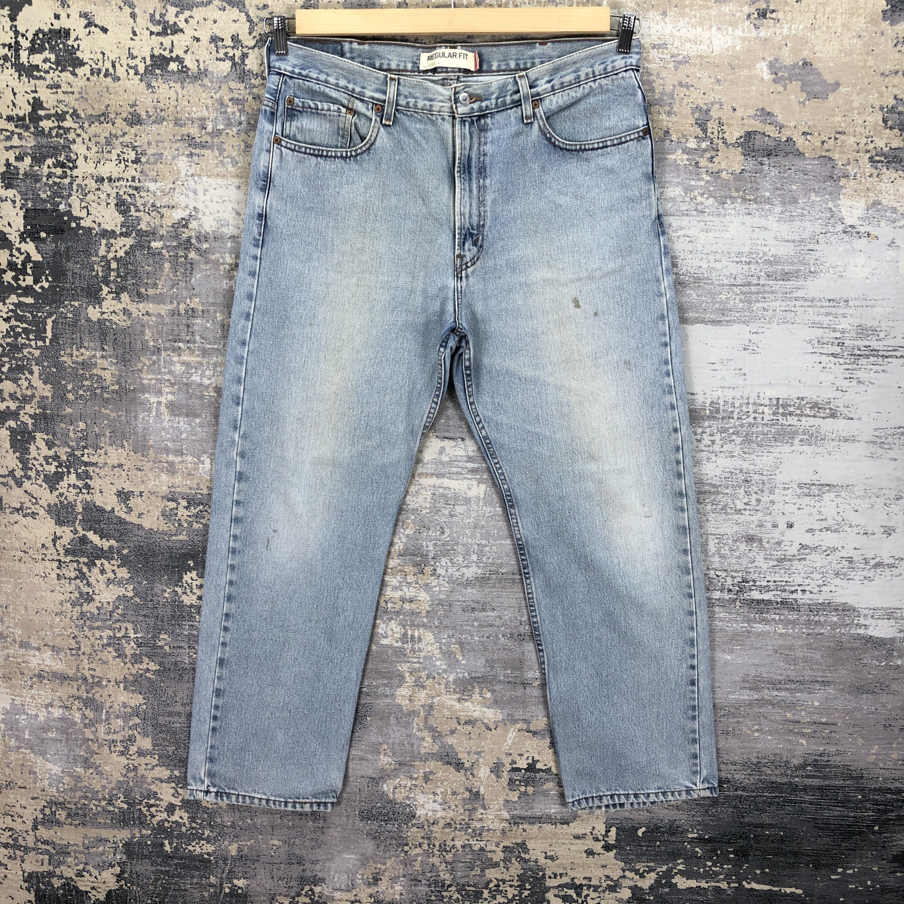 Levi's × Vintage Vintage Y2K Levis 505 Denim Light Washed Levi's Faded Jeans Size US 36 / EU 52 - 1 Thumbnail
