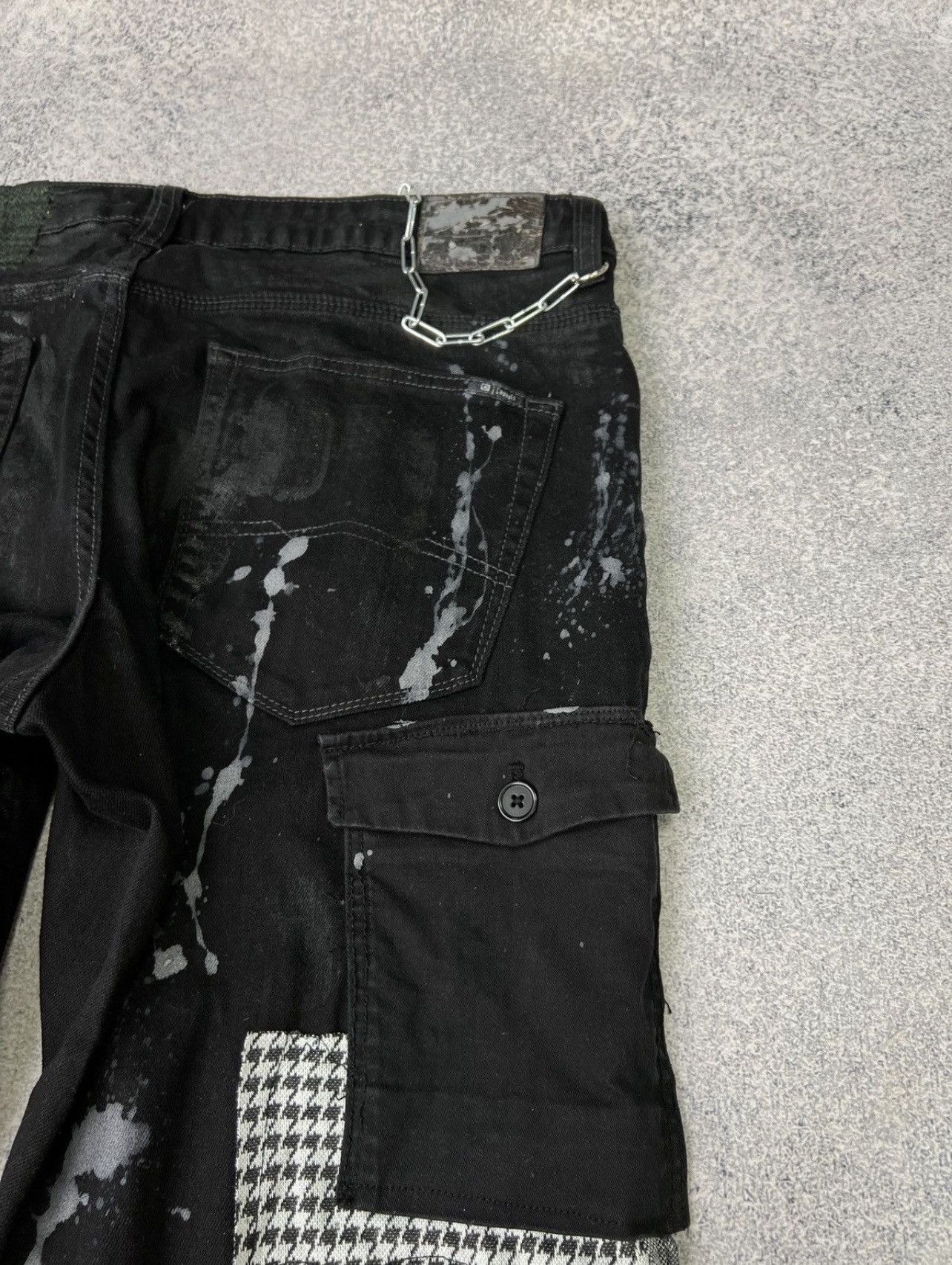 Other Vintage punk rock goth emo metal dark ripped crazy jeans Size US 40 / EU 56 - 13 Thumbnail