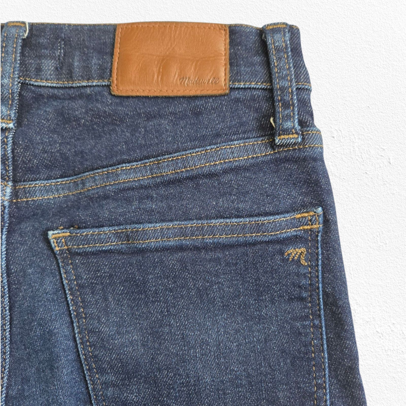 Madewell Madewell 9" Dark Wash Mid-Rise Skinny Jeans Size 24 Size 24" / US 00 / IT 34 - 8 Thumbnail