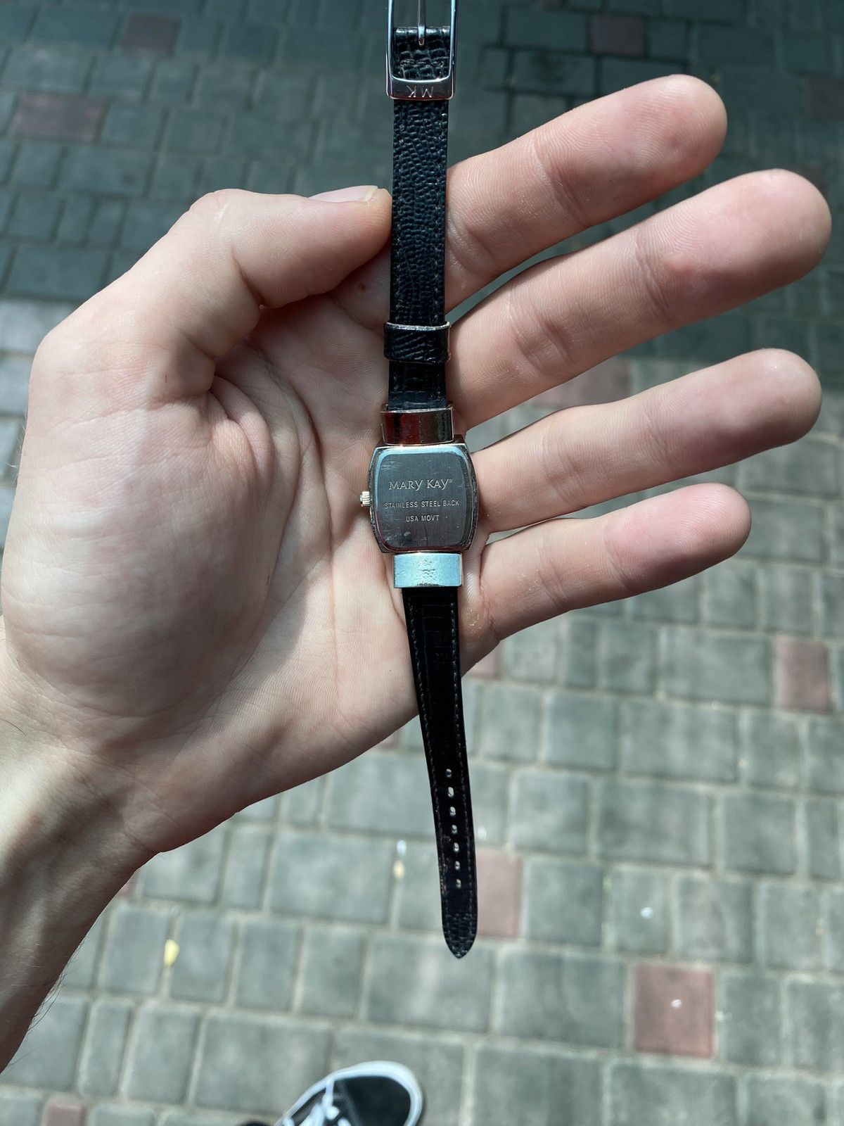 Japanese Brand Stylish Silver Watch - Leather Strap Elegance Size ONE SIZE - 8 Thumbnail