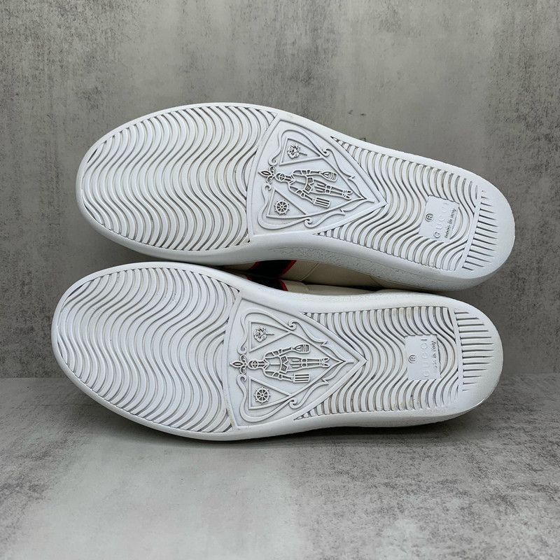 Gucci Gucci ACE Embroidered Lace-Up Fashion Sneakers - Size US 5 / IT 35 - 5 Thumbnail