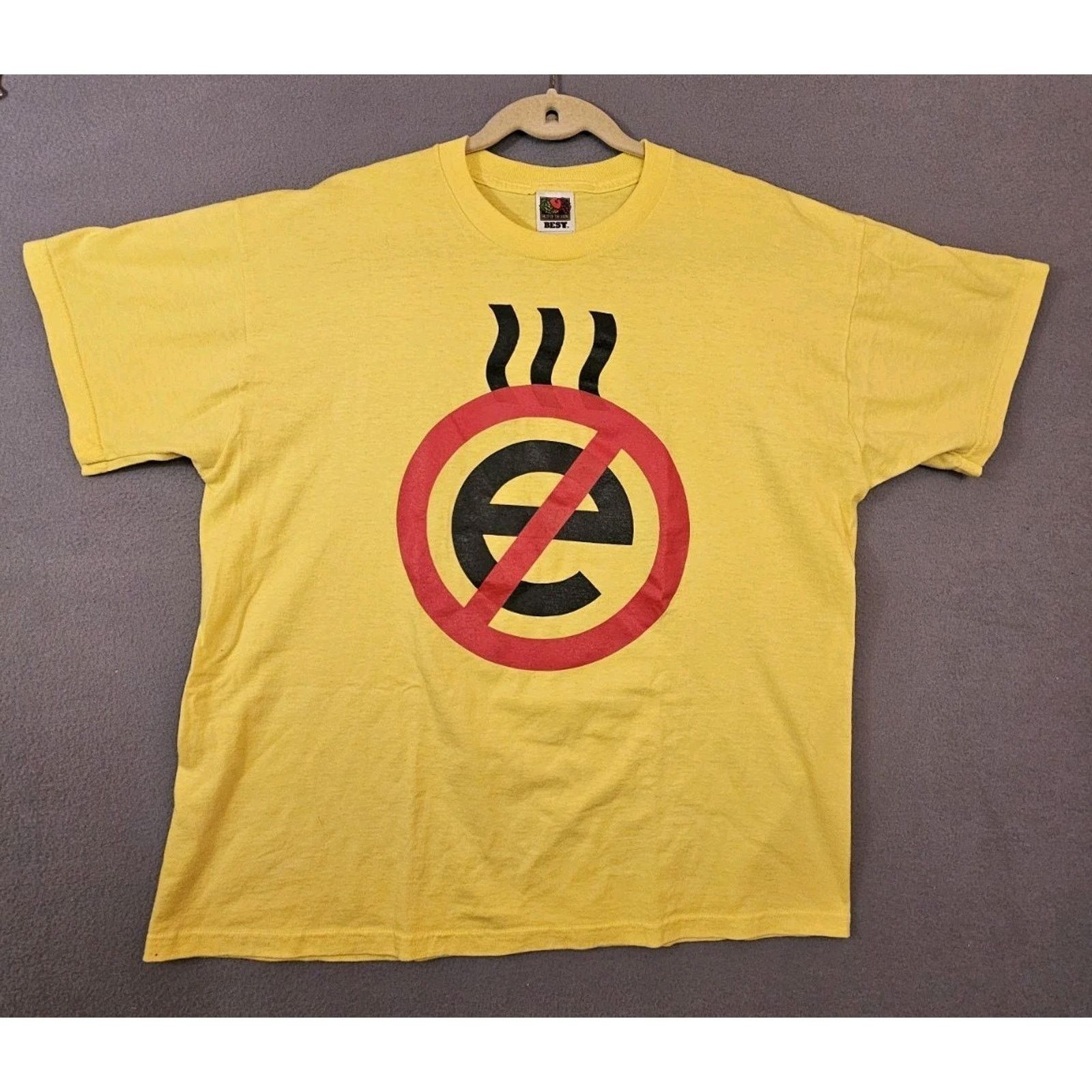Fruit Of The Loom Ookla The Mok Filk Nerd Rock Tshirt XL Smell No Evil Vtg Yel Size US XL / EU 56 / 4 - 2 Thumbnail