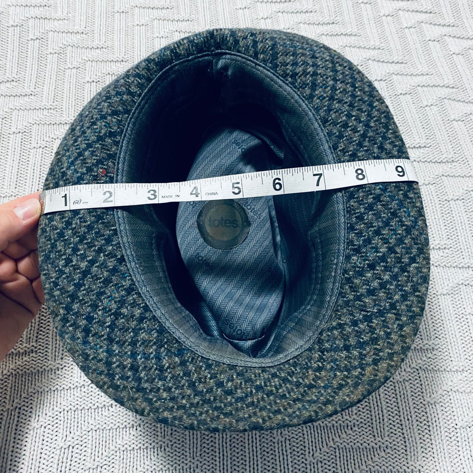 Vintage Vintage Totes brown tweed fedora Size ONE SIZE - 8 Thumbnail