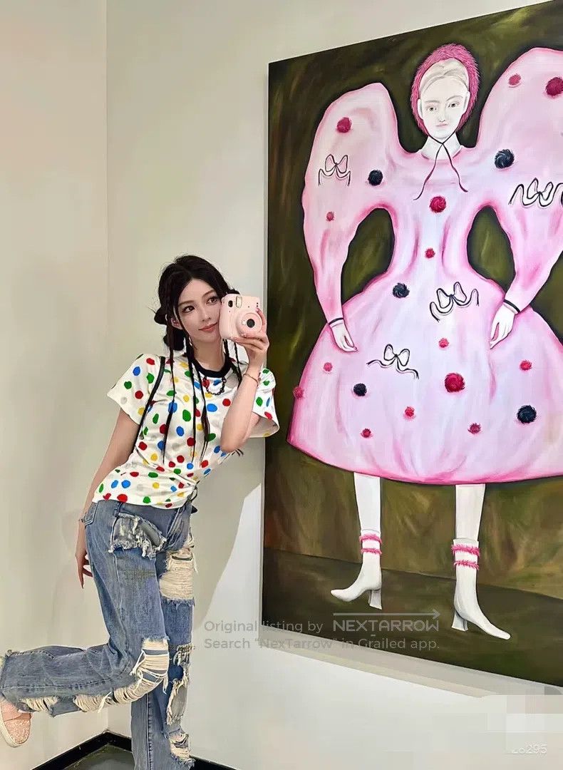 Louis Vuitton Louis Vuitton Yayoi Kusama co-branded polka-dot T-shirt Size US L / EU 52-54 / 3 - 9 Thumbnail