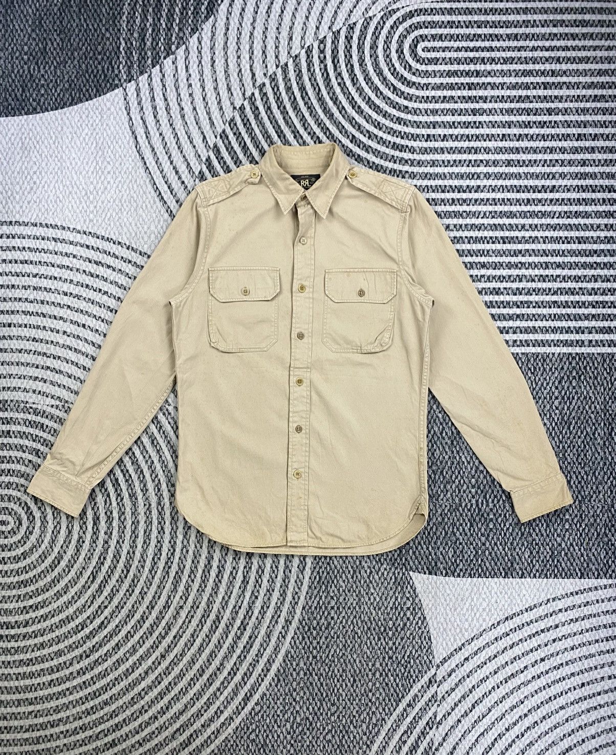 RRL Ralph Lauren 🔥STEALS RRL Ralph Lauren Casual Cotton Button Up Shirt Size US M / EU 48-50 / 2 - 1 Thumbnail