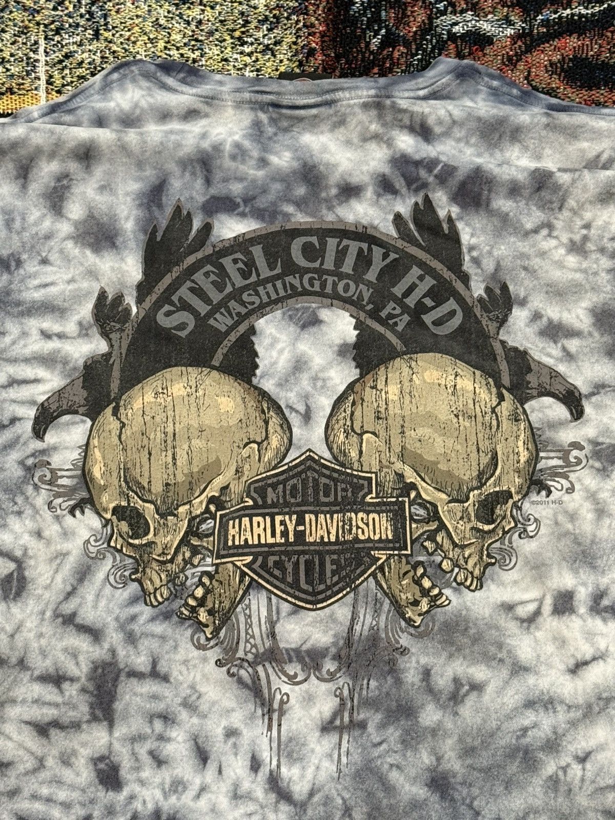 Harley Davidson Harley Davidson Steel City PA Size US XL / EU 56 / 4 - 2 Thumbnail