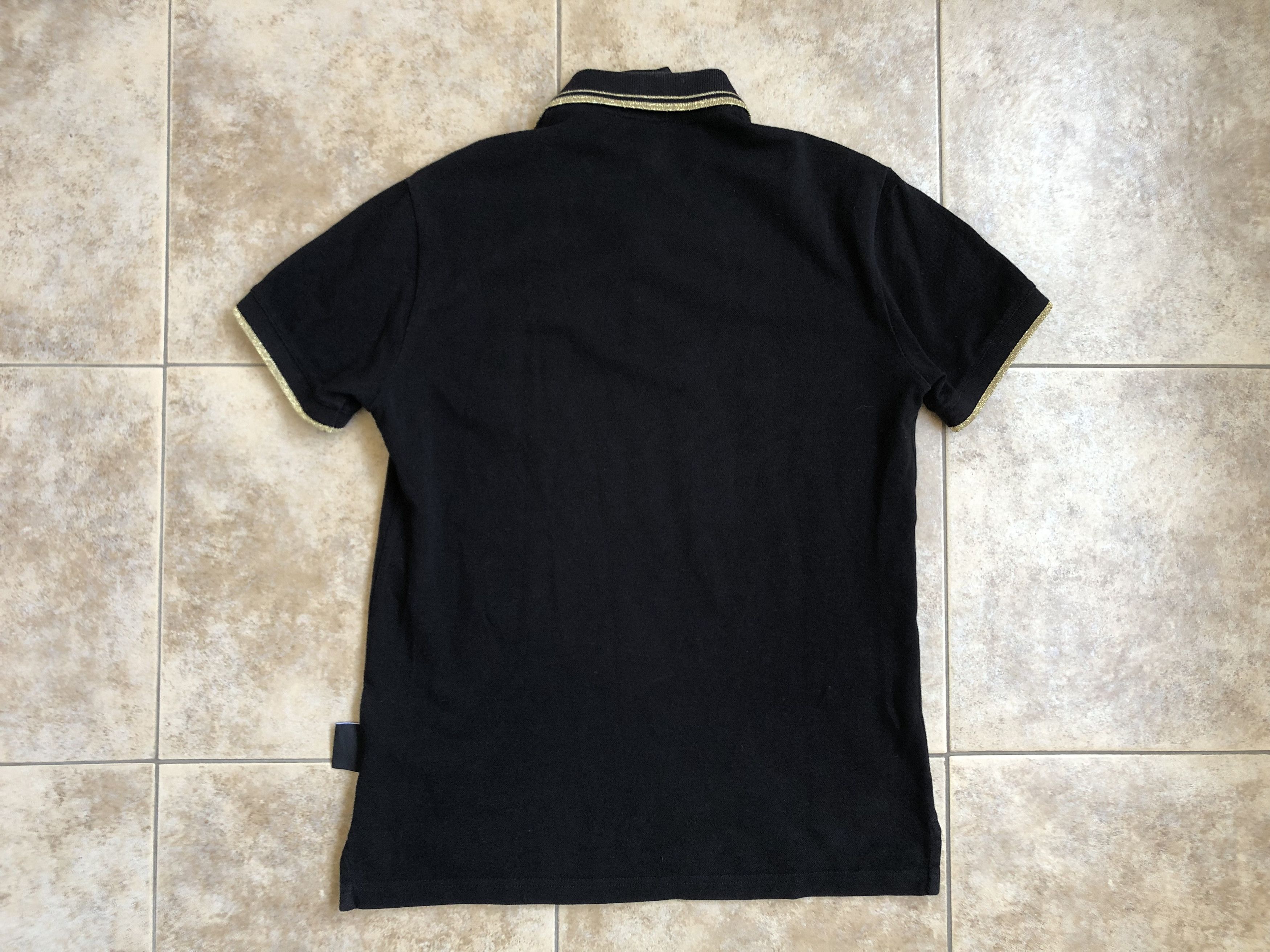 Versace Jeans Couture Versace Jeans Couture Black Polo T-Shirt Cotton Size US S / EU 44-46 / 1 - 19 Thumbnail