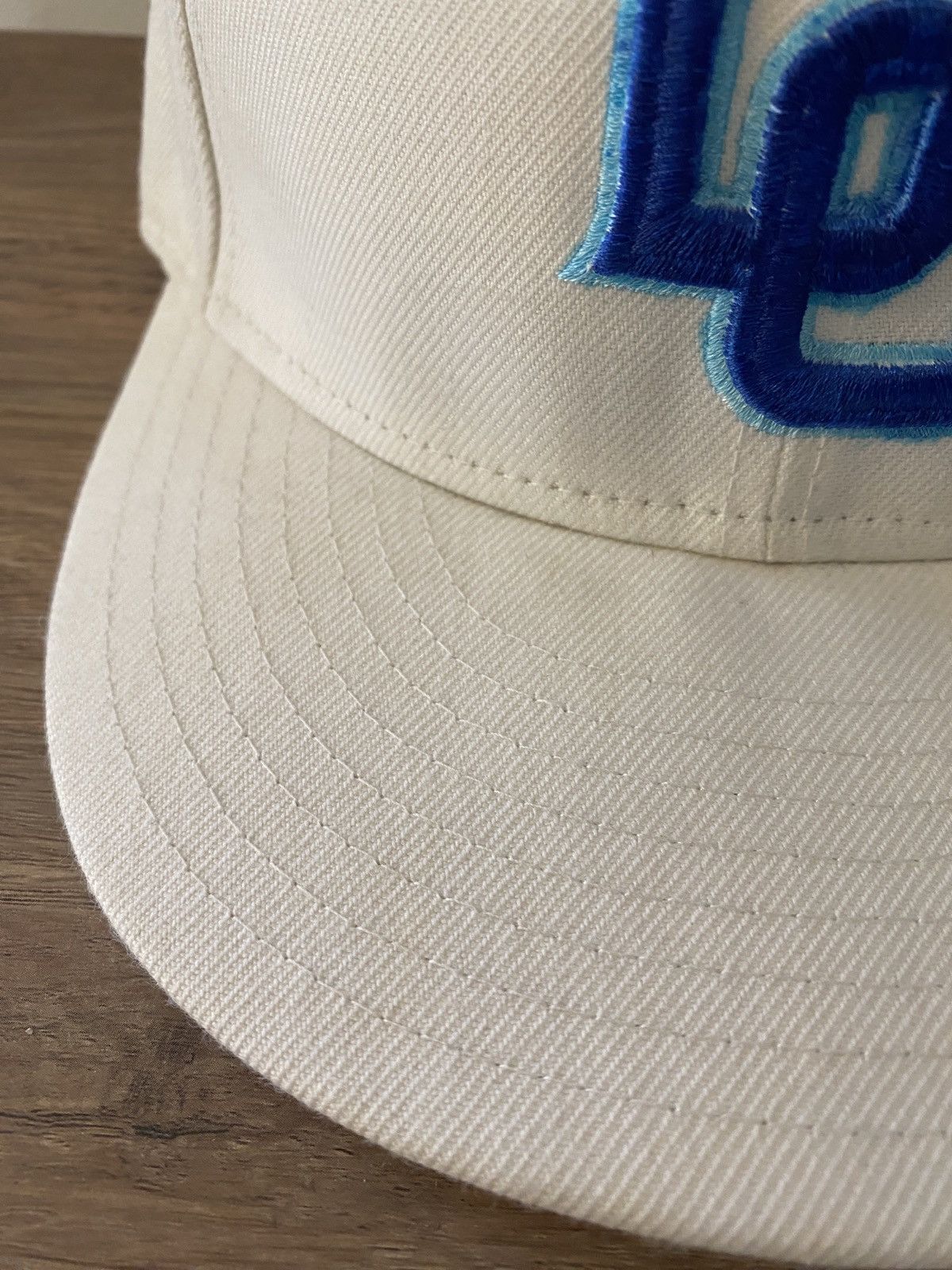 New Era Washington Nationals New Era DC White Blue Fitted Cap Hat 7 Size ONE SIZE - 3 Thumbnail