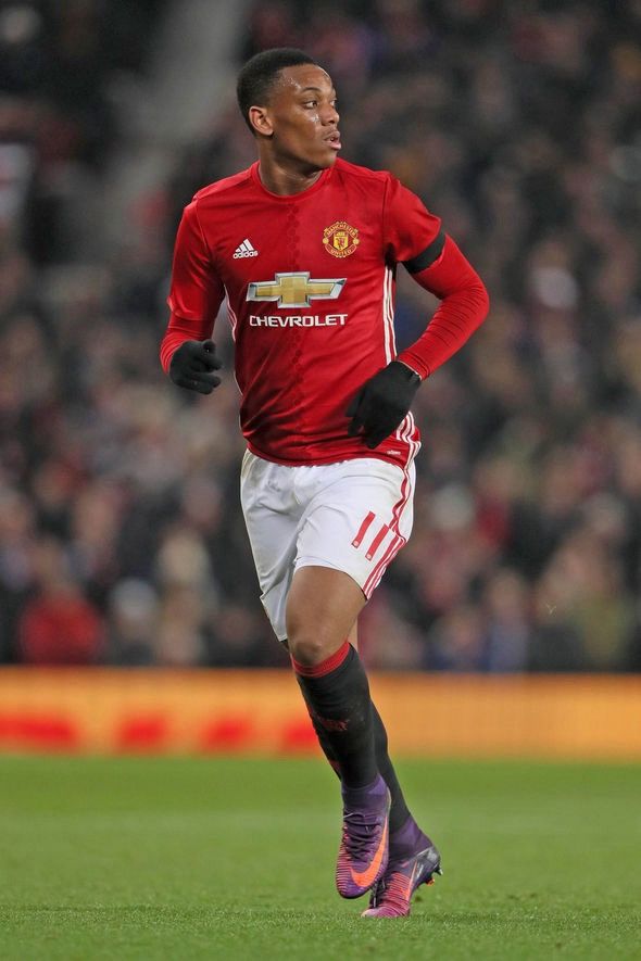 Adidas MAN UNITED ADIDAS 2016/2017 SOCCER HOME JERSEY #11 MARTIAL Size US M / EU 48-50 / 2 - 16 Thumbnail