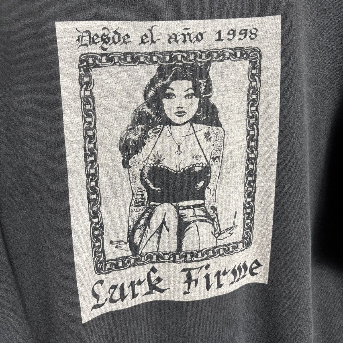 Vintage Vintage 90s Lurk Hard Skateboard Punk Girl Graphic T-Shirt Size US L / EU 52-54 / 3 - 3 Thumbnail