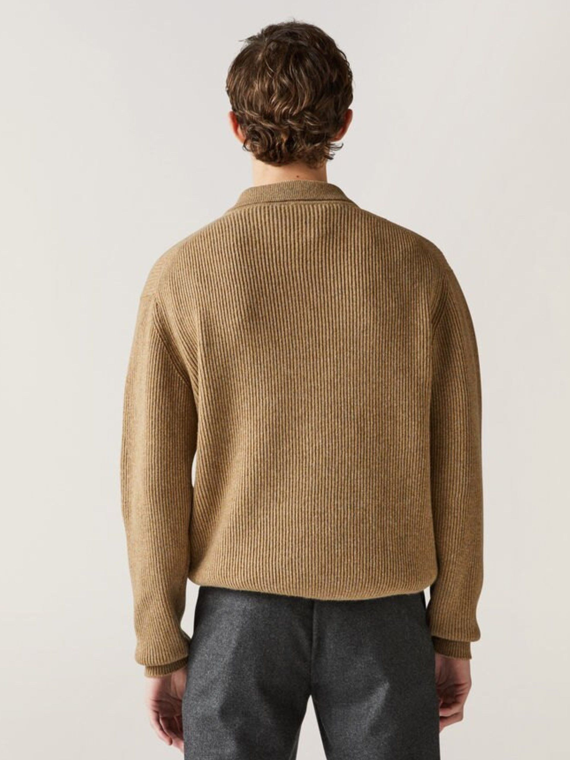 Loro Piana o1w1db10724 Leth Cashmere Polo Shirt in Brown Size US S / EU 44-46 / 1 - 5 Thumbnail