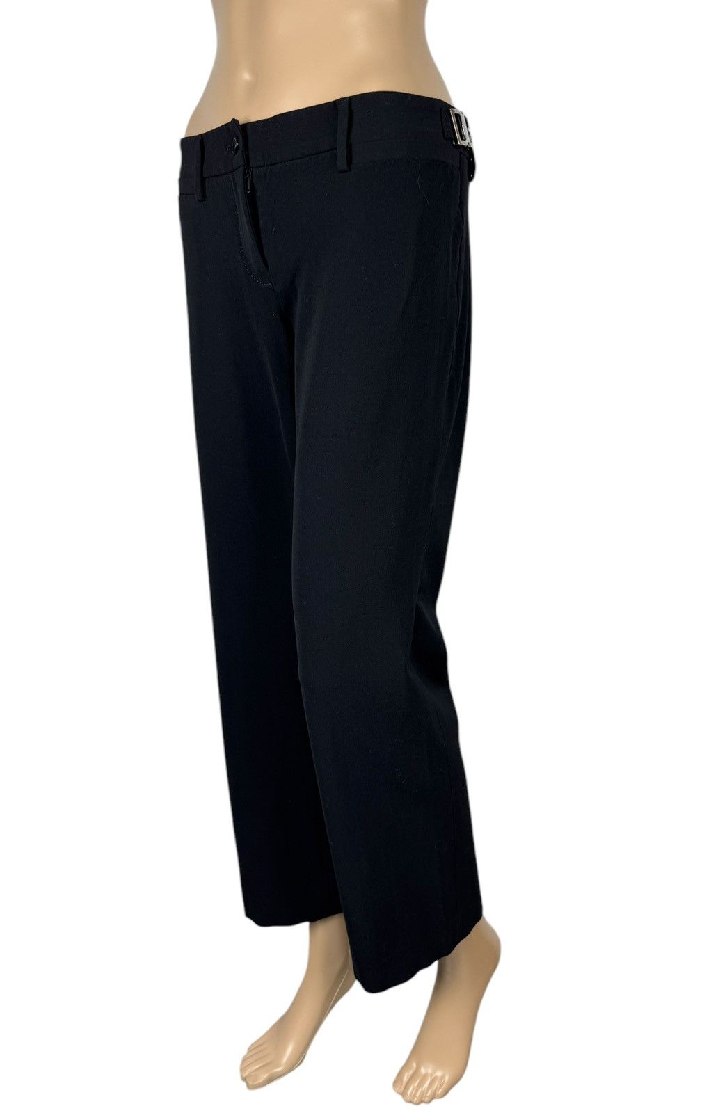 Dolce & Gabbana Dolce & Gabbana Dress Pants Wool-Viscose Metal Logos size 42 Size 28" / US 6 / IT 42 - 5 Thumbnail