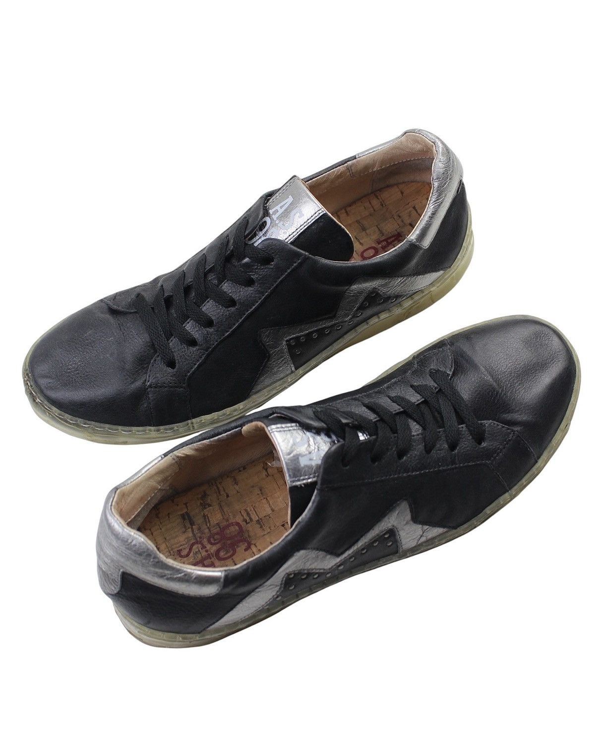 A.S.98 2010S A.S.98 MONTAGNA BLACK LEATHER SNEAKERS Size US 9 / EU 42 - 6 Thumbnail