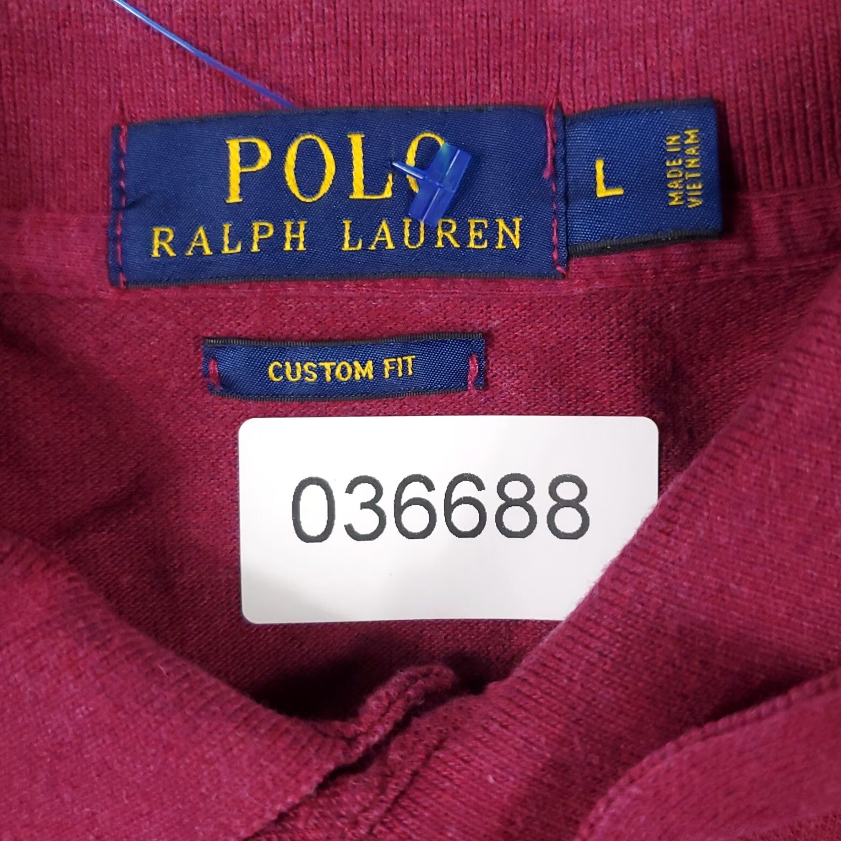 Ralph Lauren VINTAGE Ralph Lauren Polo Shirt Mens Large Magenta Pony Casual Short Sleeve Size US L / EU 52-54 / 3 - 7 Thumbnail