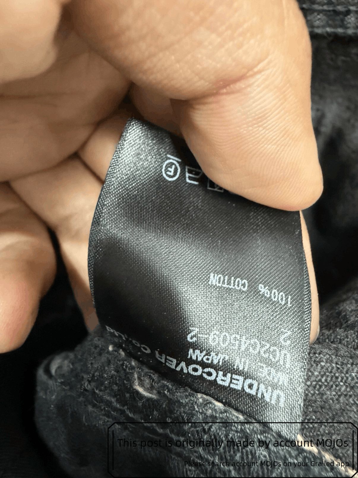 Undercover Sz 2 Undercover Ghost Hand Black Denim mojos61462 Size US 32 / EU 48 - 6 Thumbnail