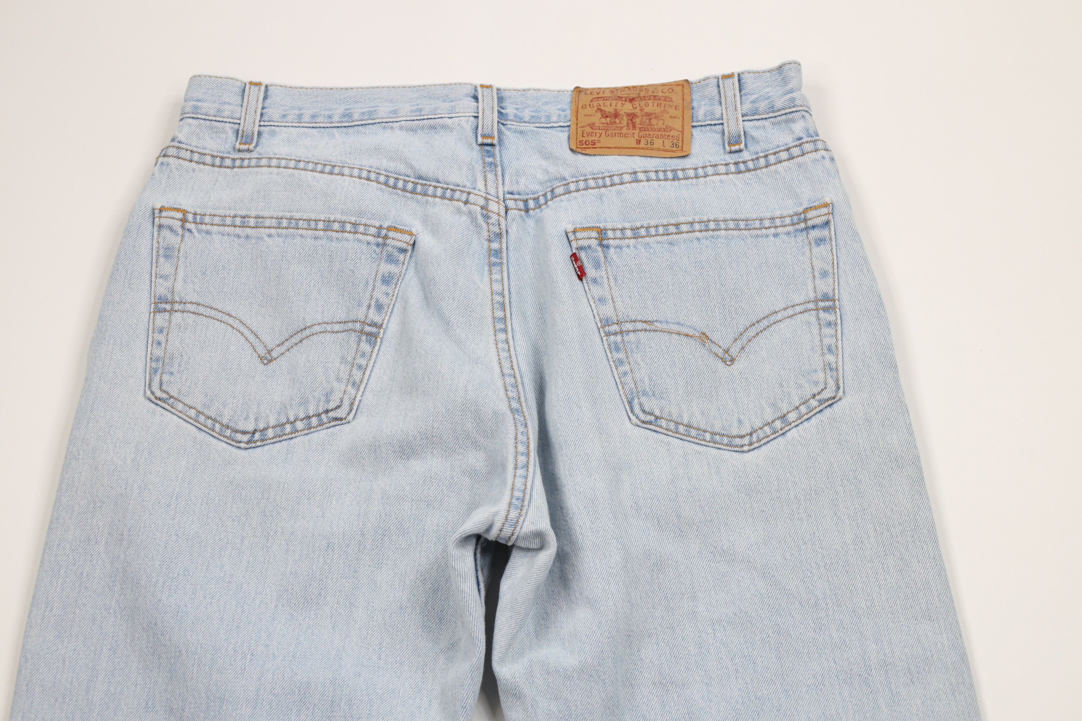 Levi's × Vintage Vintage Y2K 2001 Levis 505 Fit Straight Leg Jeans USA Size US 34 / EU 50 - 10 Thumbnail