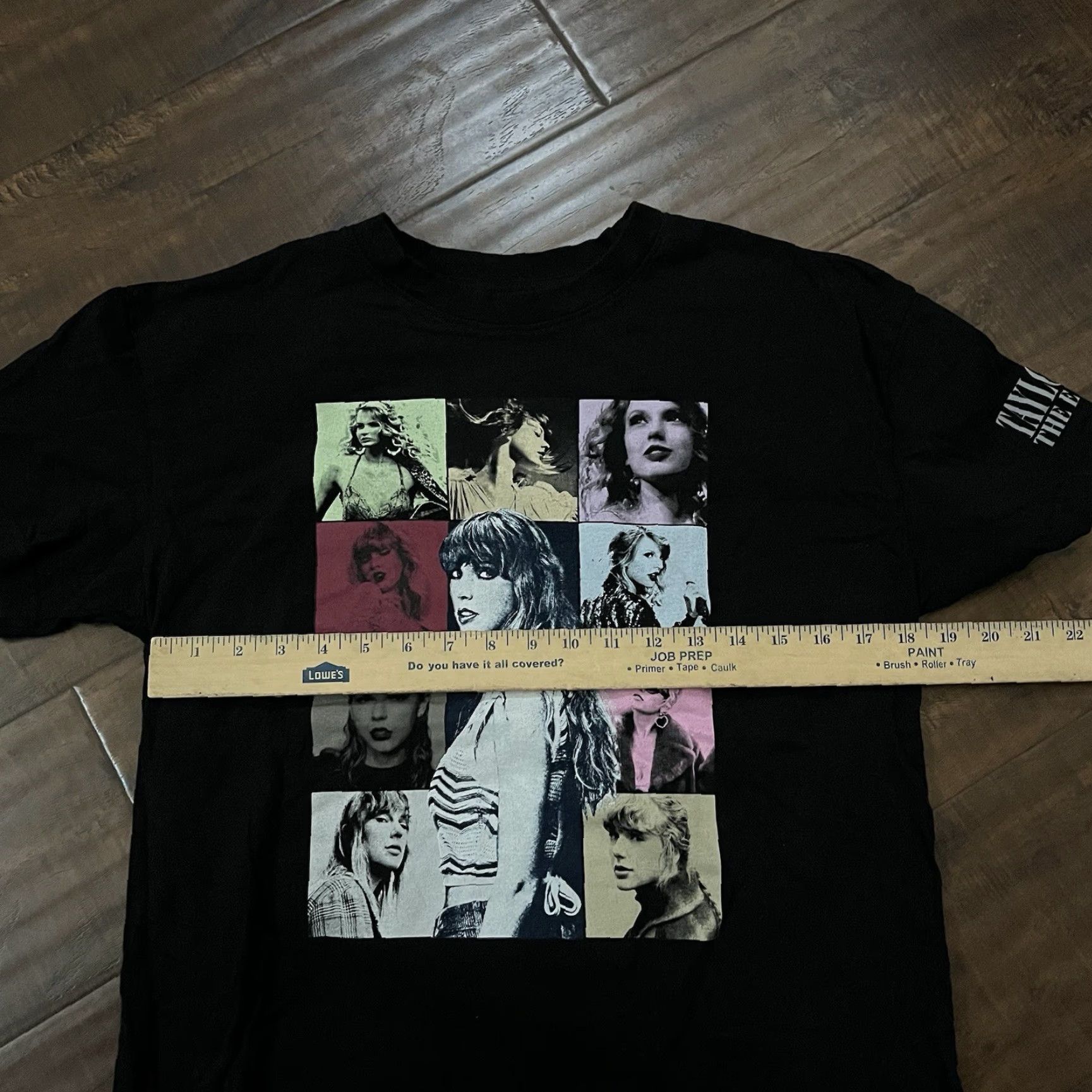 Vintage Taylor Swift The Eras Tour US Dates Official Concert Black T-shirt Size Medium Size US M / EU 48-50 / 2 - 6 Thumbnail