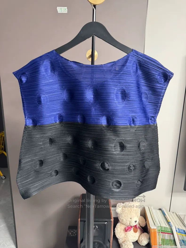 Issey Miyake Issey Miyake Explosive Horizontal Striped Spring Top Size L / US 10 / IT 46 - 2 Thumbnail