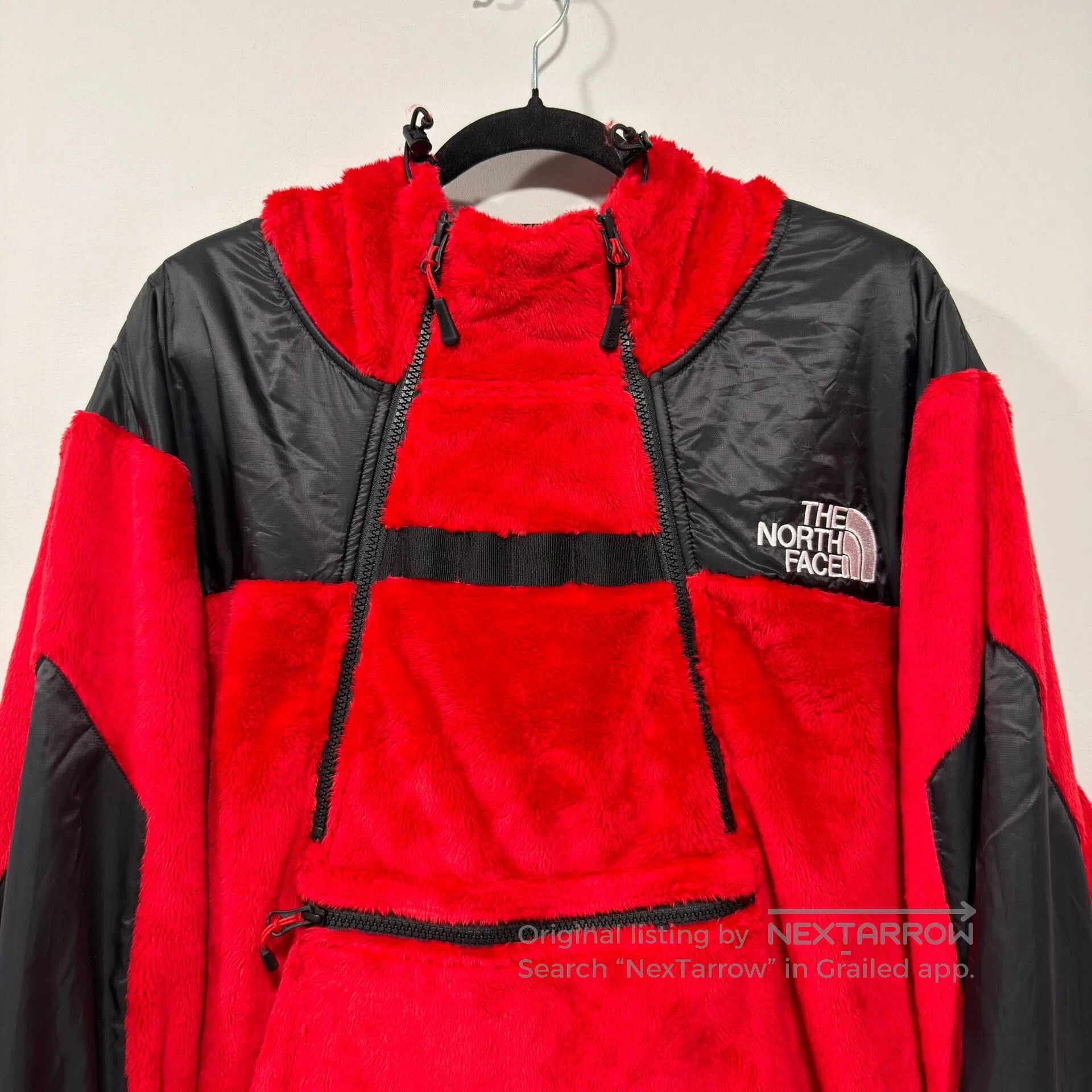 The North Face North Face Red Faux Fur Jacket XL. Size US XL / EU 56 / 4 - 2 Thumbnail