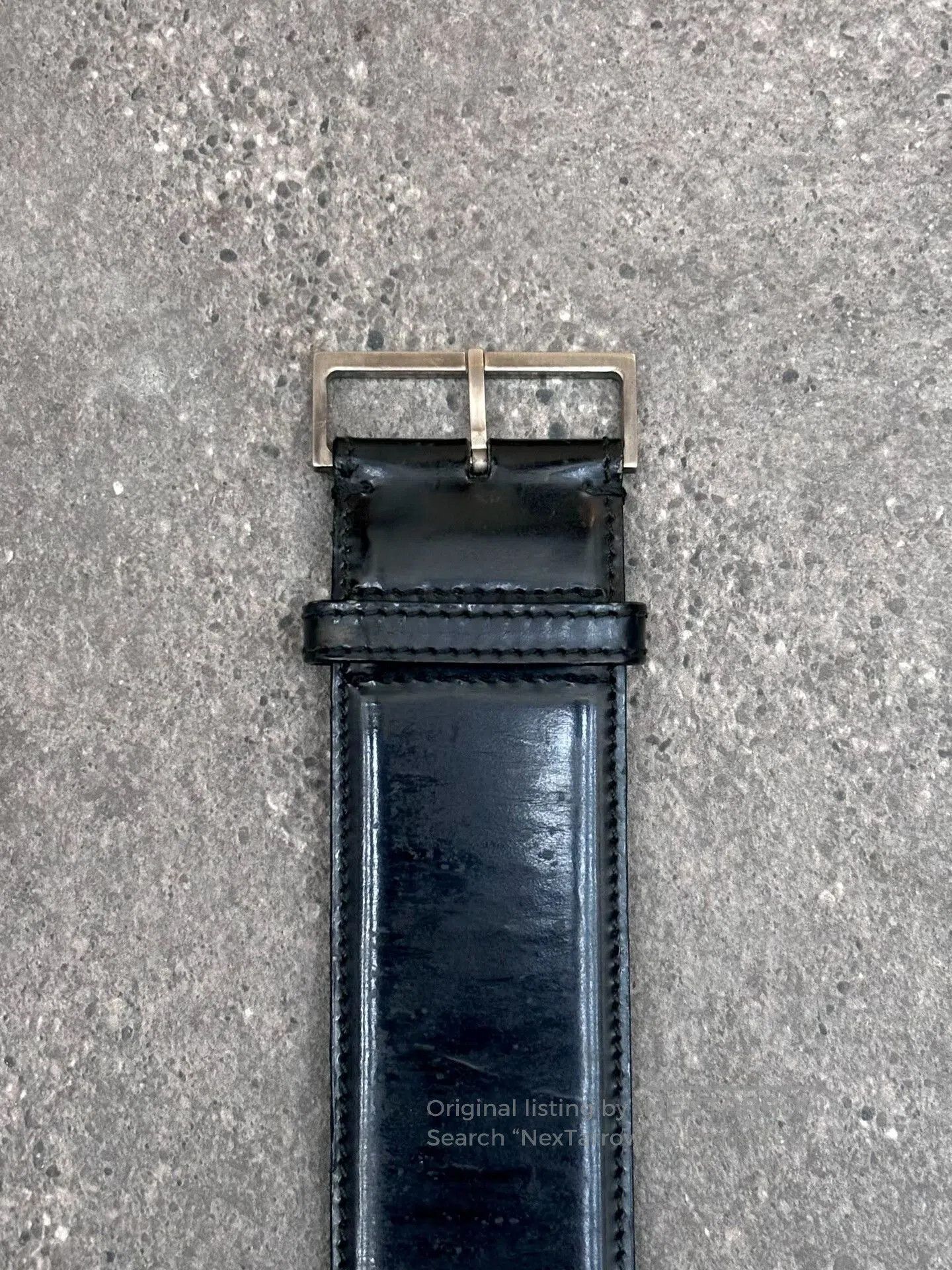 Dior minimalist black leather belt by Dior. Size ONE SIZE - 2 Thumbnail