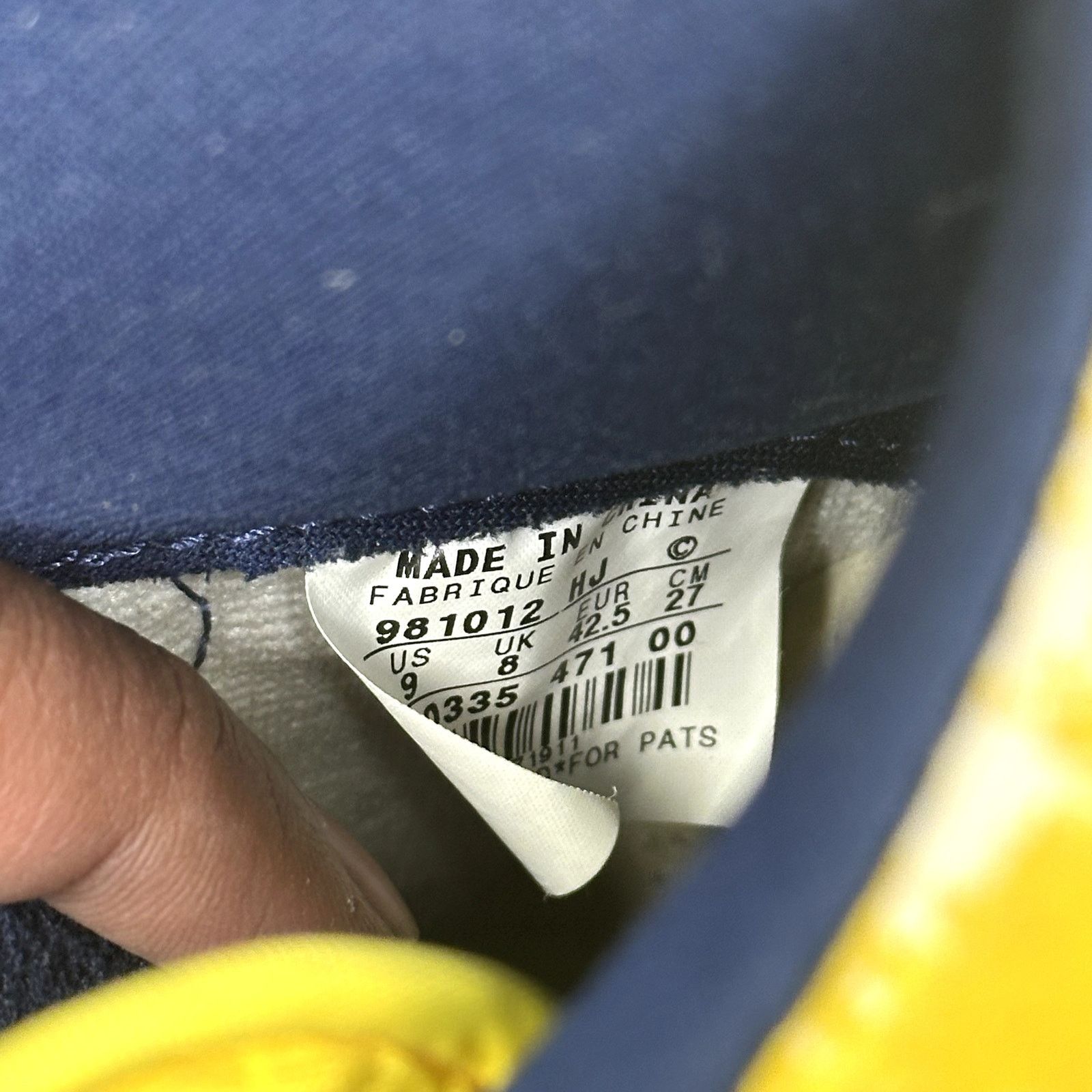 Nike 1999 Nike Dunk Hi 'Michigan' Size US 9 / EU 42 - 10 Thumbnail