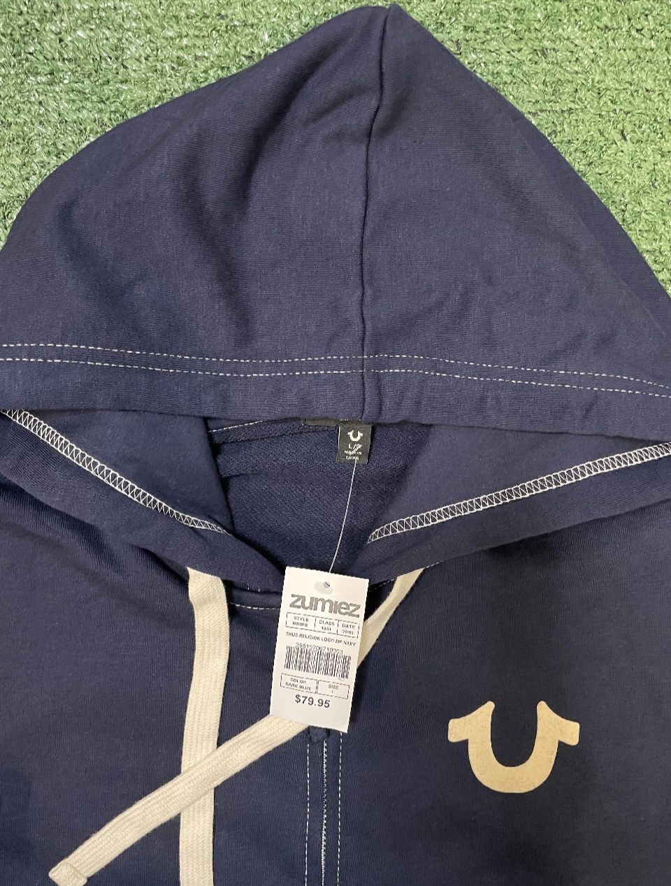 True Religion True Religion Buddha navy zip up hoodie Size US L / EU 52-54 / 3 - 3 Thumbnail