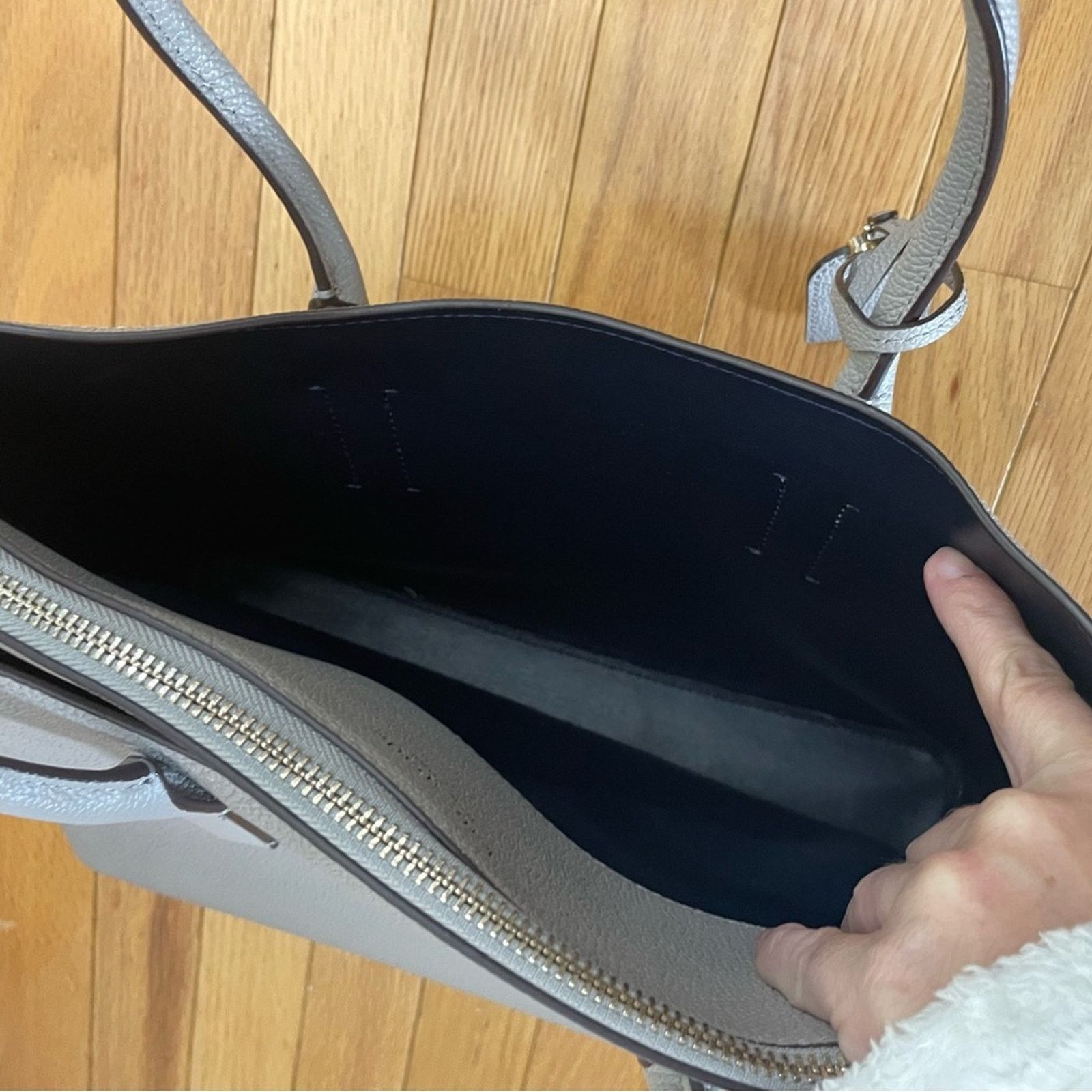 Kate Spade Kate Spade Elegant Gray Satchel Size ONE SIZE - 7 Thumbnail
