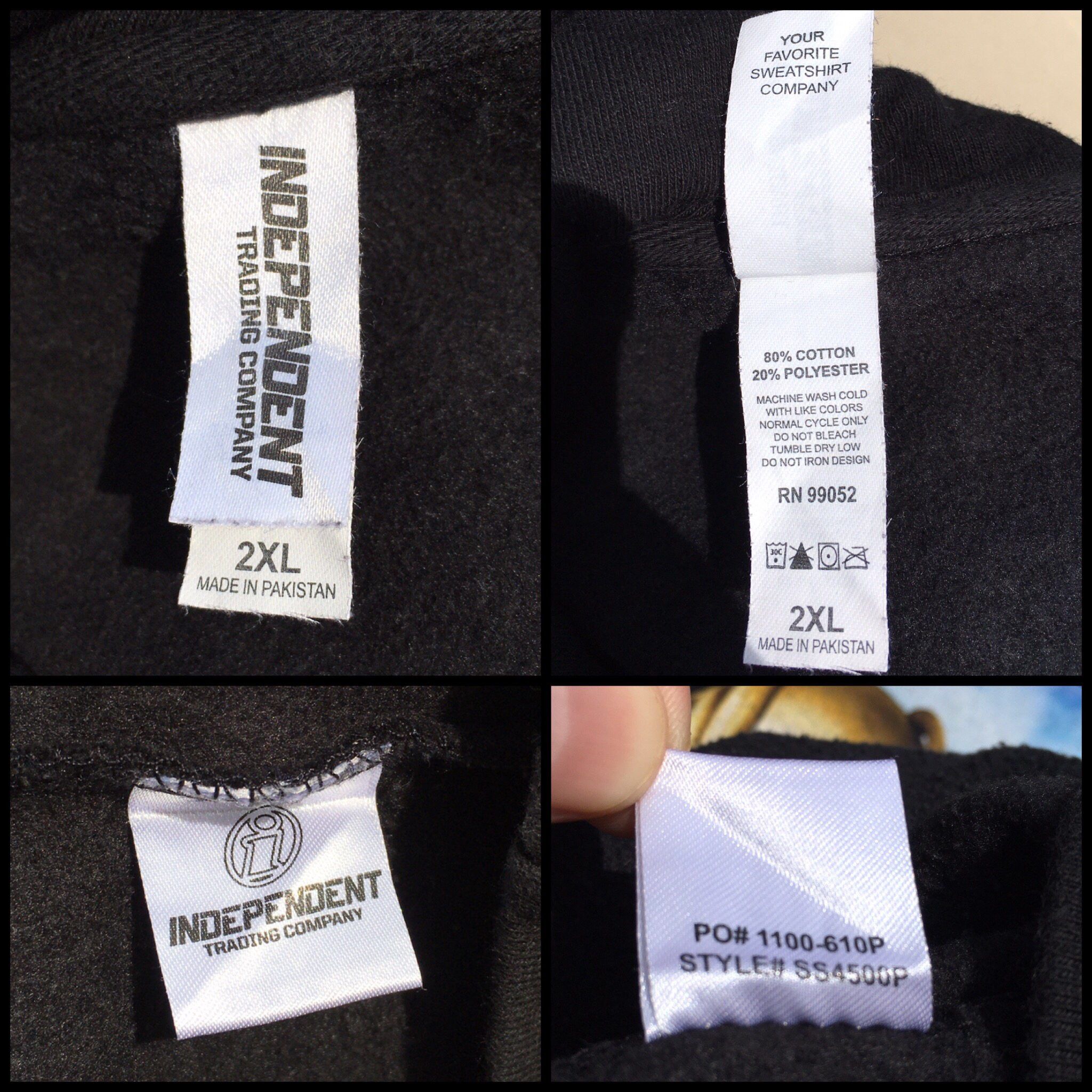 Independent Trading Co. Travis Scott Astroworld Independent Sweatshirt Black Hoodie Size US XXL / EU 58 / 5 - 6 Thumbnail