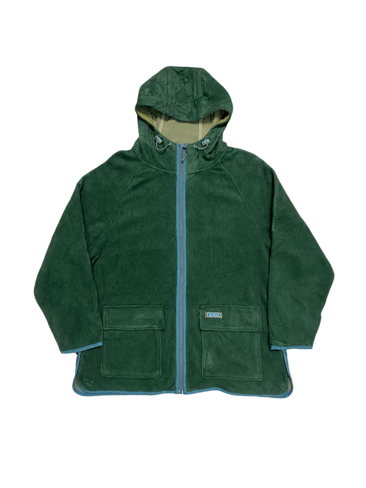 90s AIGLE reflector nylon anorak Parker｜90s AIGLE reflector nylon