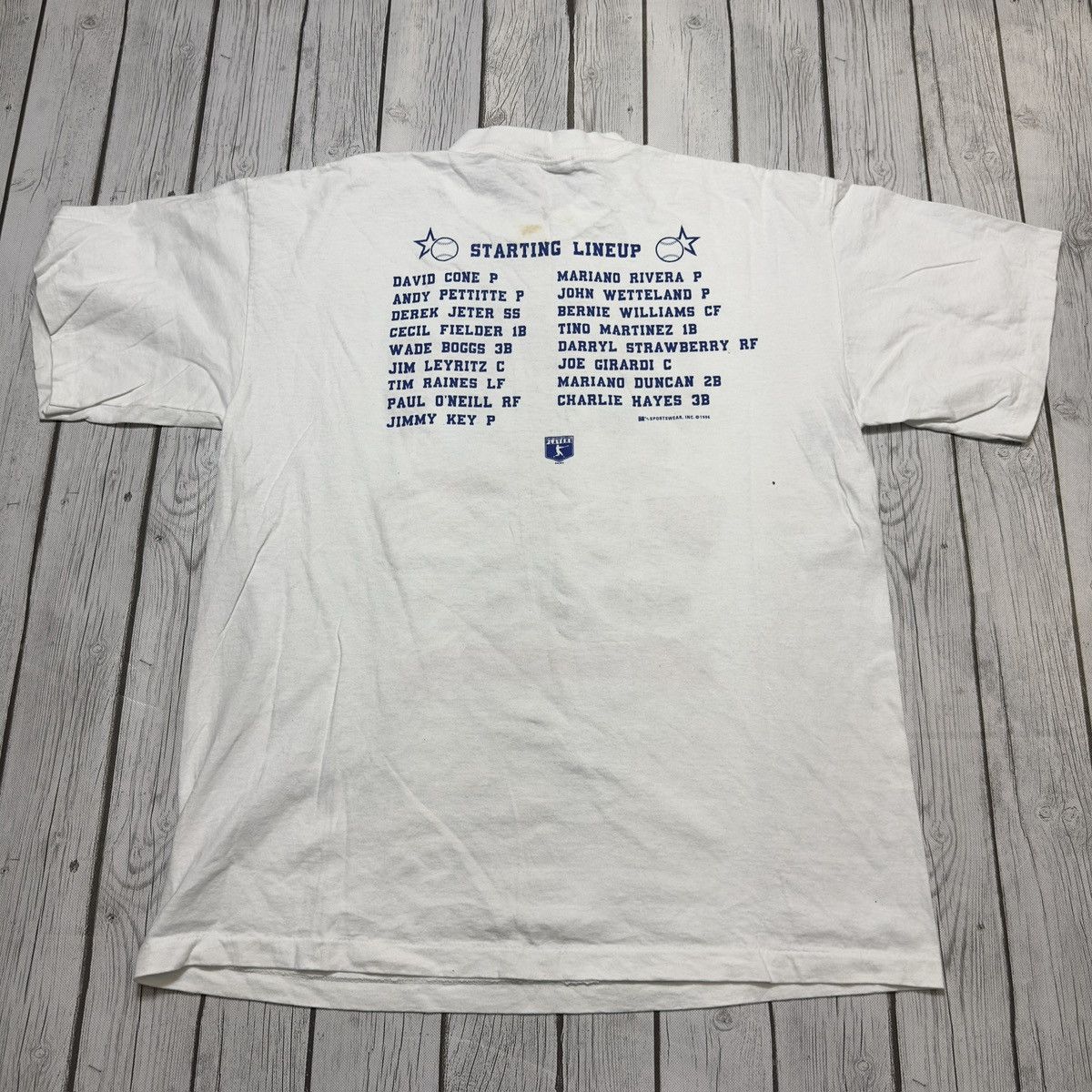 MLB × New York Yankees × Vintage Vintage 1996 World Series Champions tee Size US XL / EU 56 / 4 - 2 Thumbnail