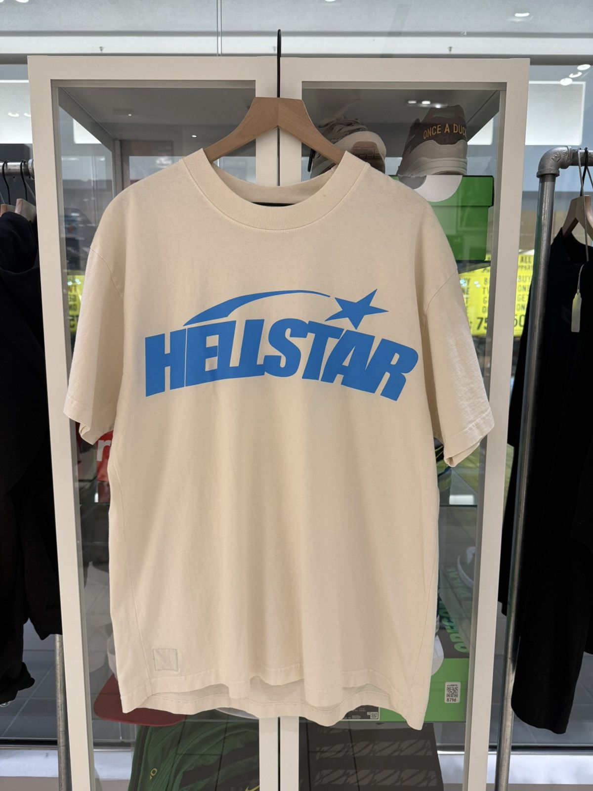 HELLSTAR Hellstar Classic Logo Tan & Blue Tee Size US L / EU 52-54 / 3 - 1 Thumbnail