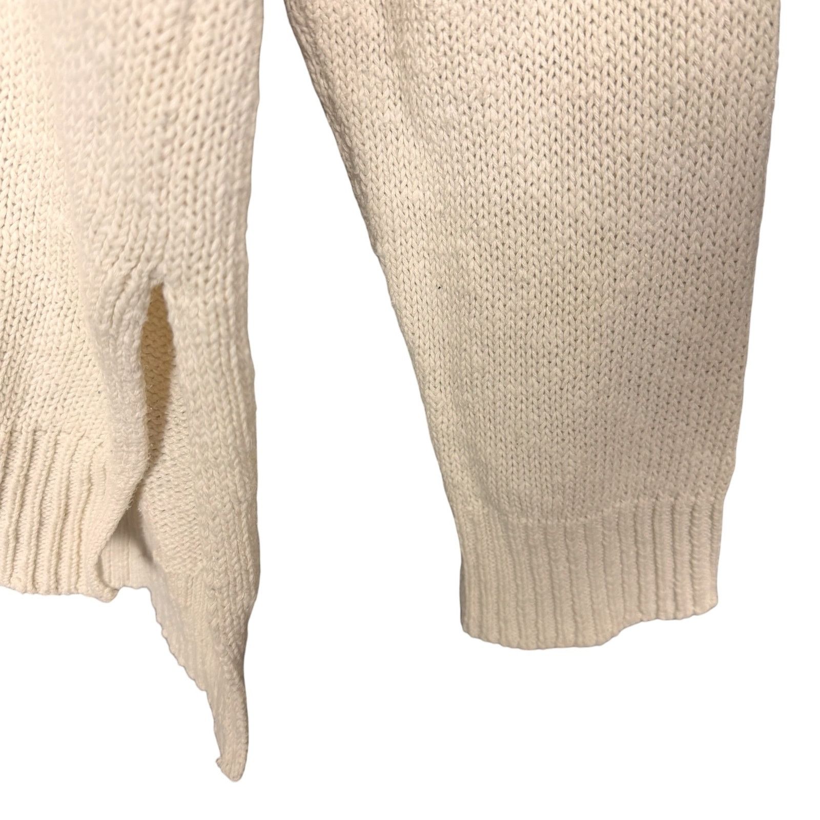 Quince Quince Oversized Sweater Womens Medium Cream Linen Blend Size M / US 6-8 / IT 42-44 - 4 Thumbnail