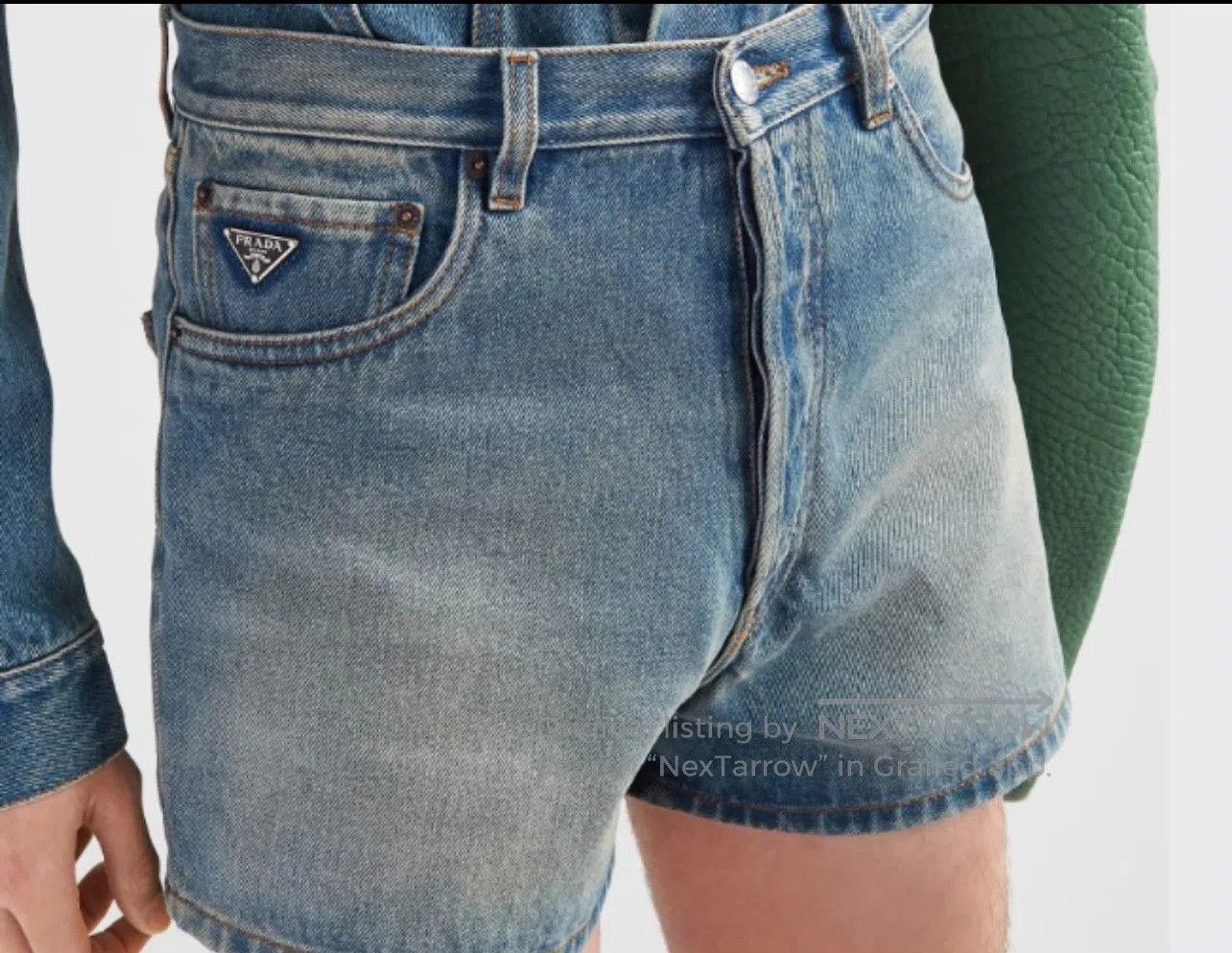 Prada Prada SS23 Distressed Mid. Size US 30 / EU 46 - 6 Thumbnail