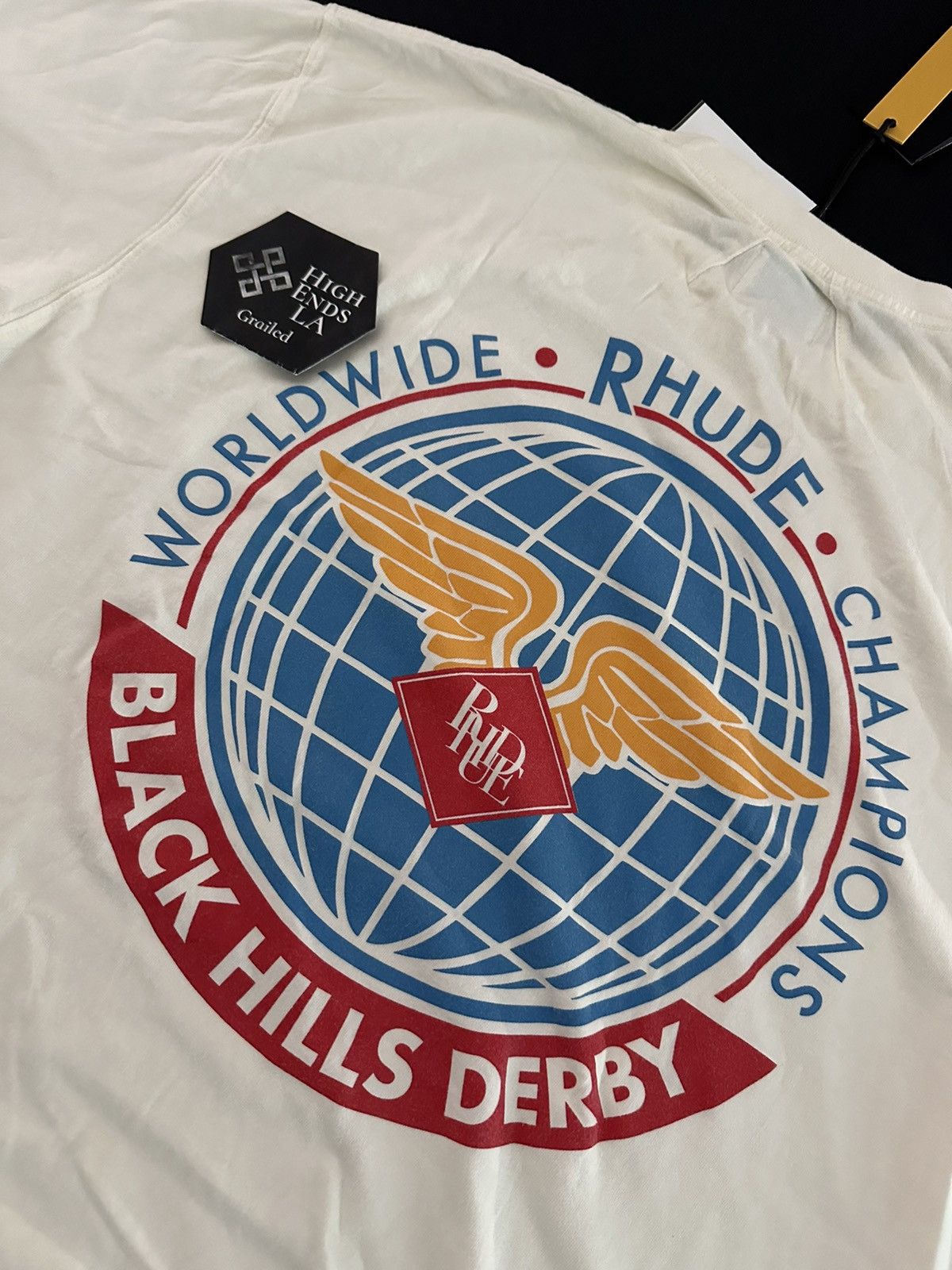 Rhude Rhude Worldwide Tee Size US M / EU 48-50 / 2 - 2 Thumbnail