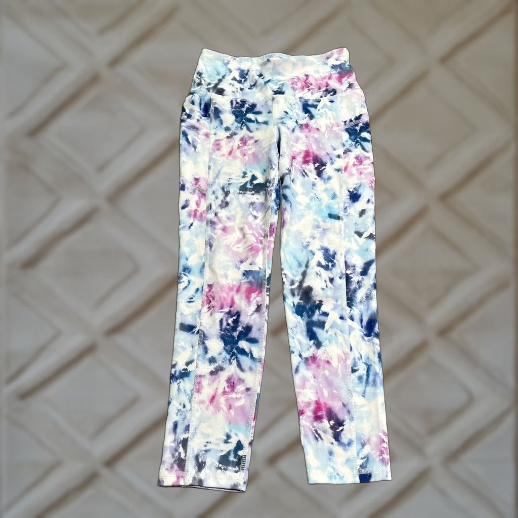 Vintage Gaiam Leggings Womens XS Multi Floral Compression Athletic Activewear Outdoor Athleisure 24x22 Size 26" / US 2 / IT 38 - 1 Thumbnail