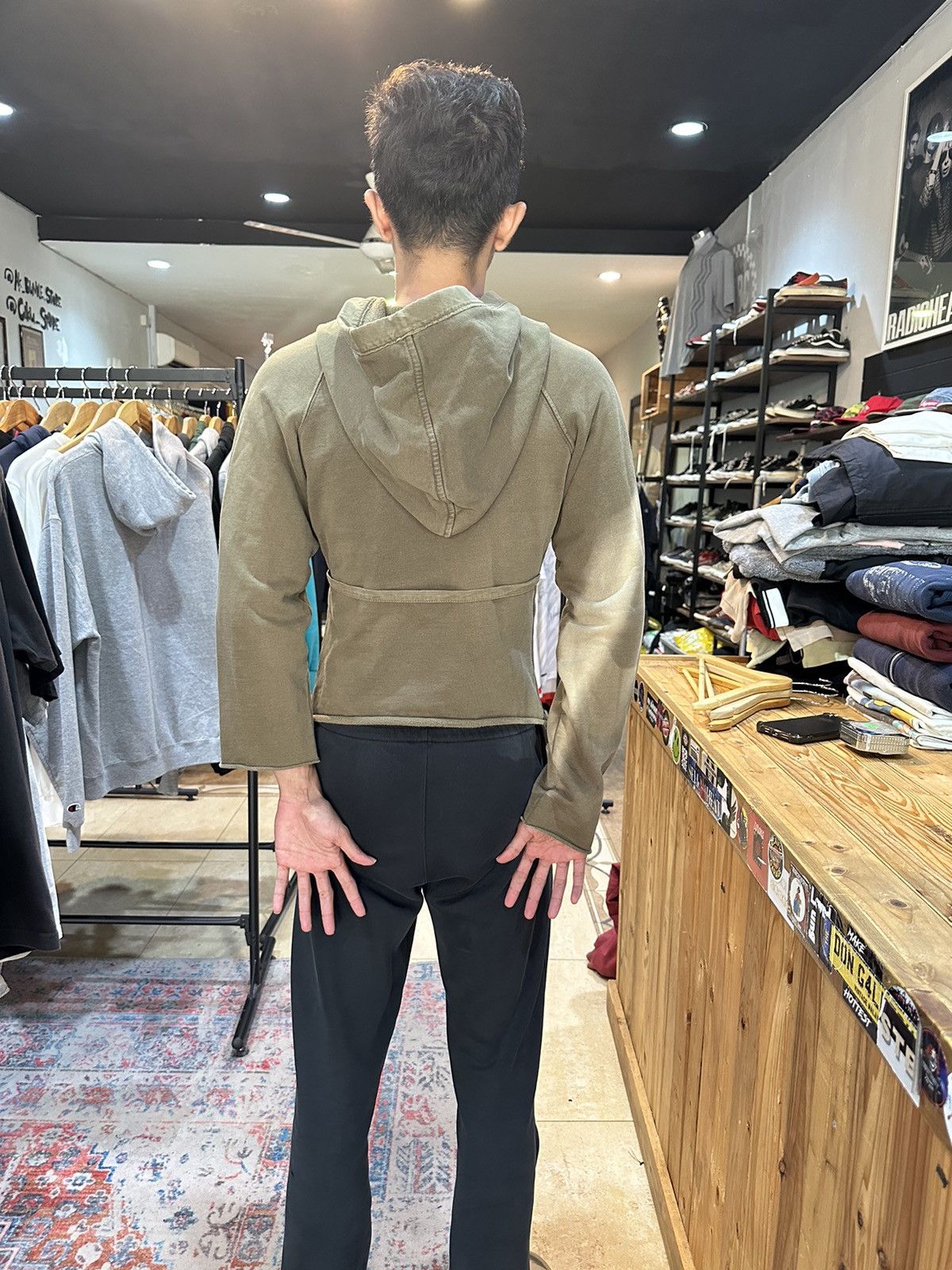 Rick Owens Rick Owens slab cropped hoodie Size US S / EU 44-46 / 1 - 13 Thumbnail
