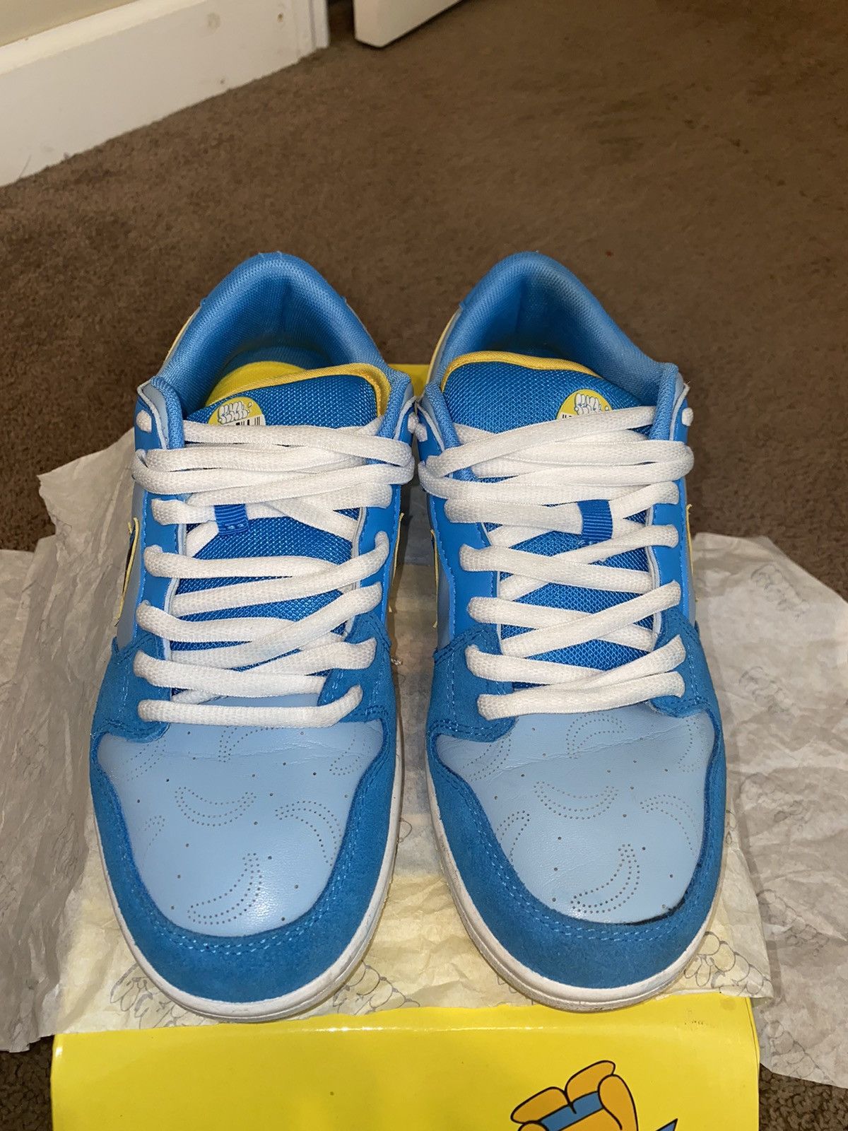 image of Vandy The Pink Vincent Peak “Banana Milk” Chunk Shoes in Yellow, Men's (Size 7)